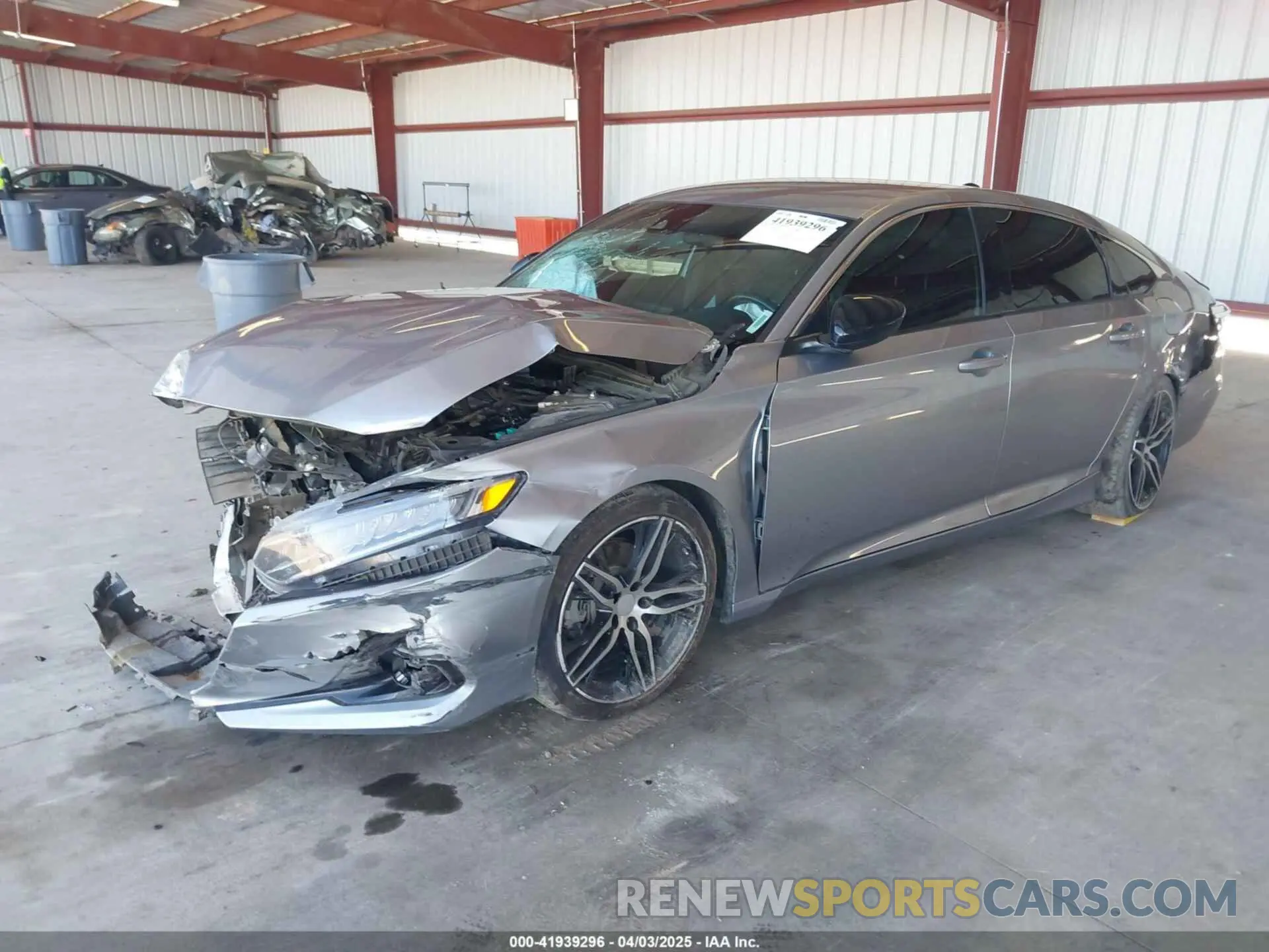 2 fotografías del automóvil dañado 1HGCV1F3XNA065429 HONDA ACCORD 2022