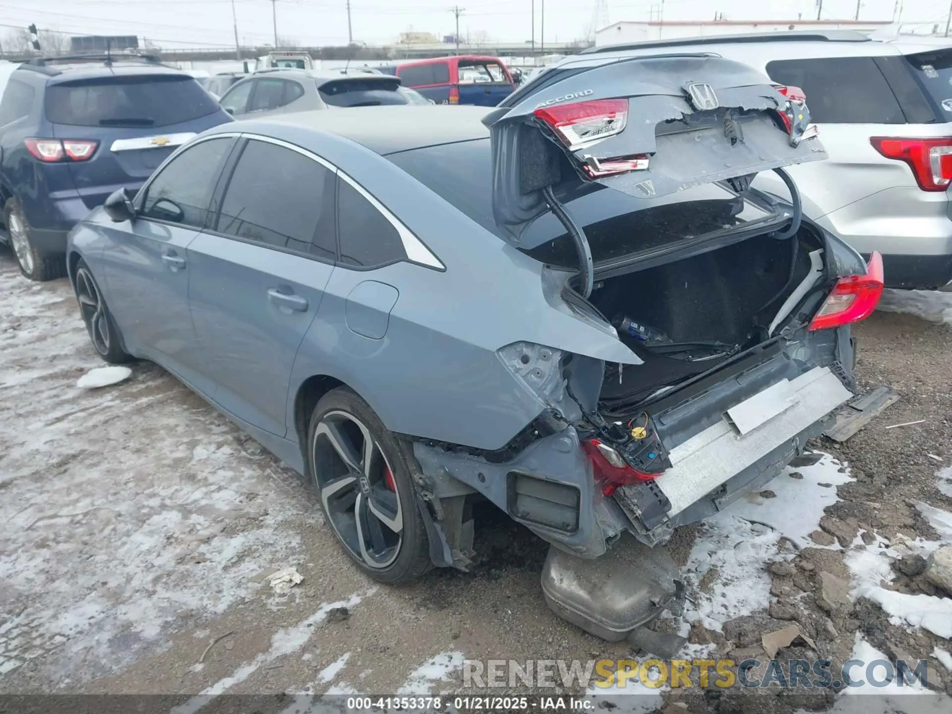3 fotografías del automóvil dañado 1HGCV1F3XNA100163 HONDA ACCORD 2022