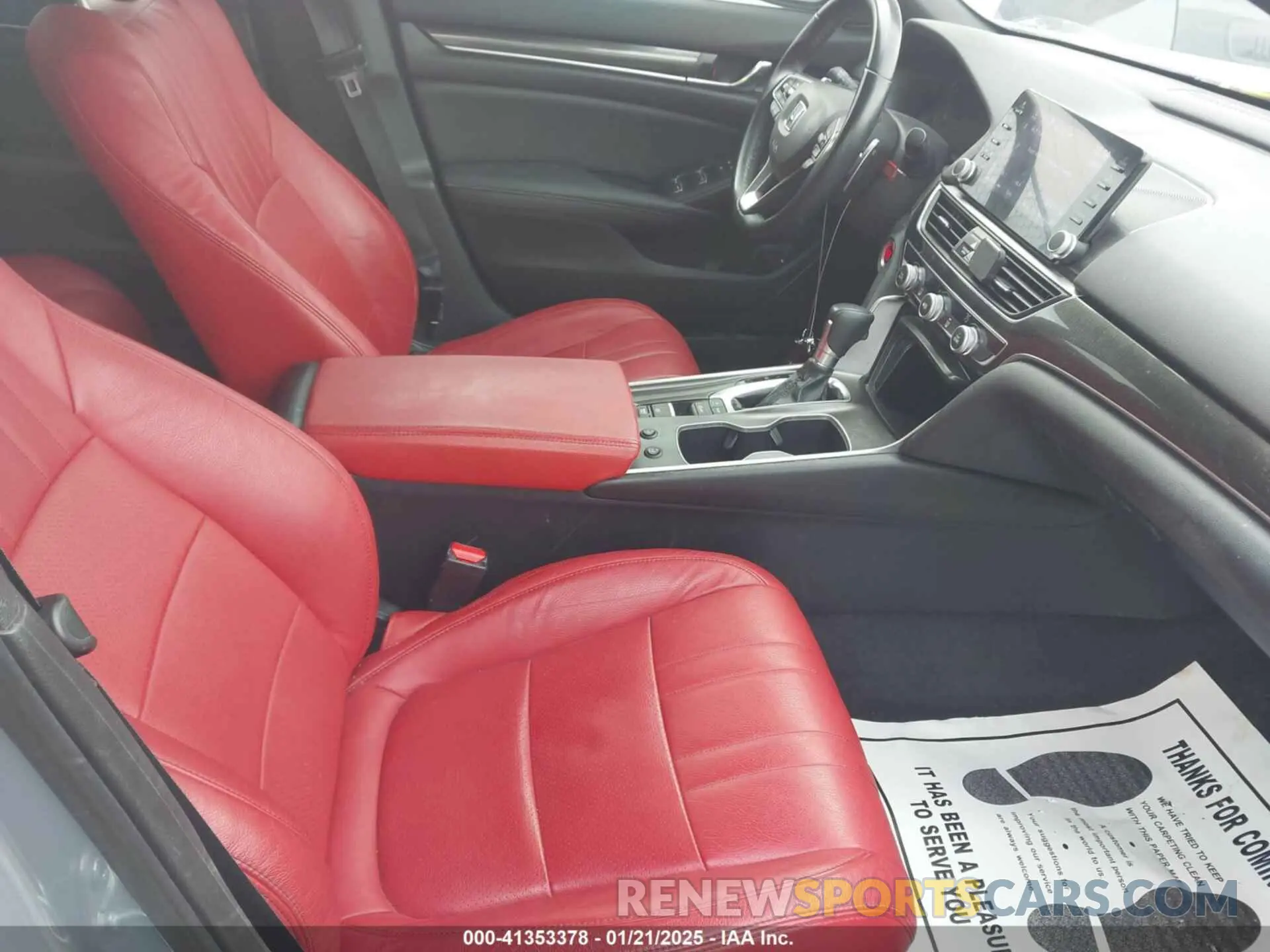 5 fotografías del automóvil dañado 1HGCV1F3XNA100163 HONDA ACCORD 2022