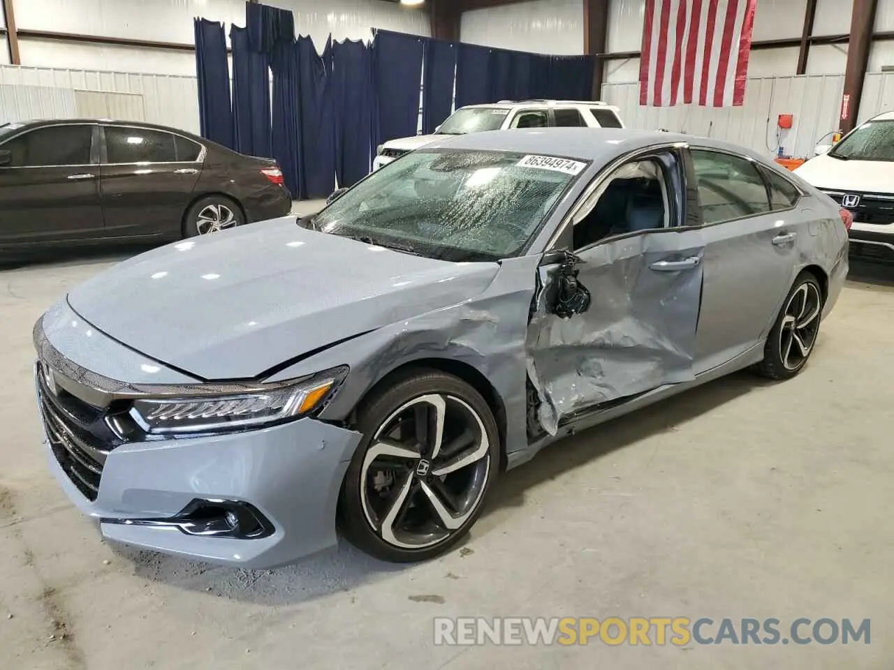 1 fotografías del automóvil dañado 1HGCV1F43NA044947 HONDA ACCORD 2022