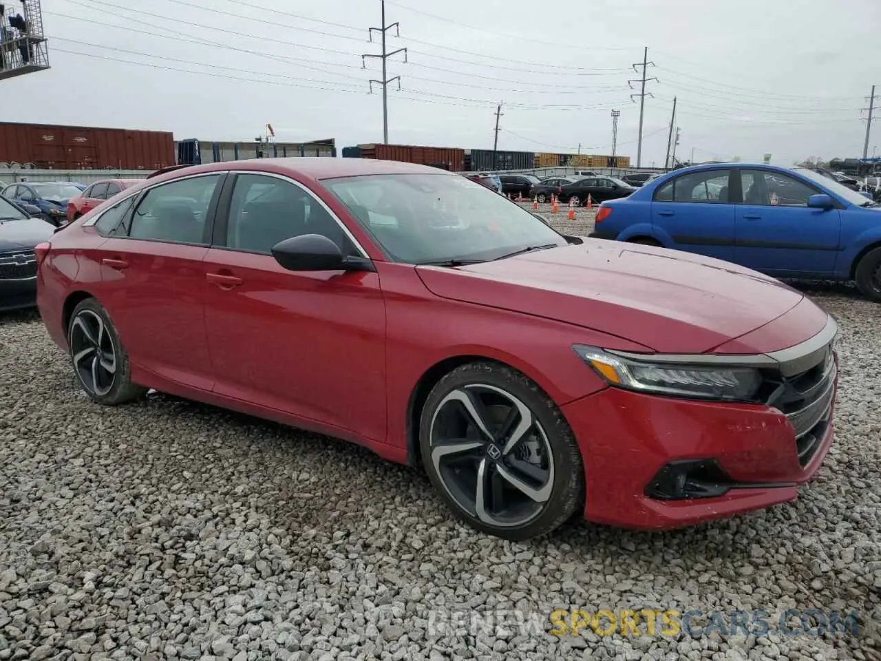 4 fotografías del automóvil dañado 1HGCV1F43NA059769 HONDA ACCORD 2022