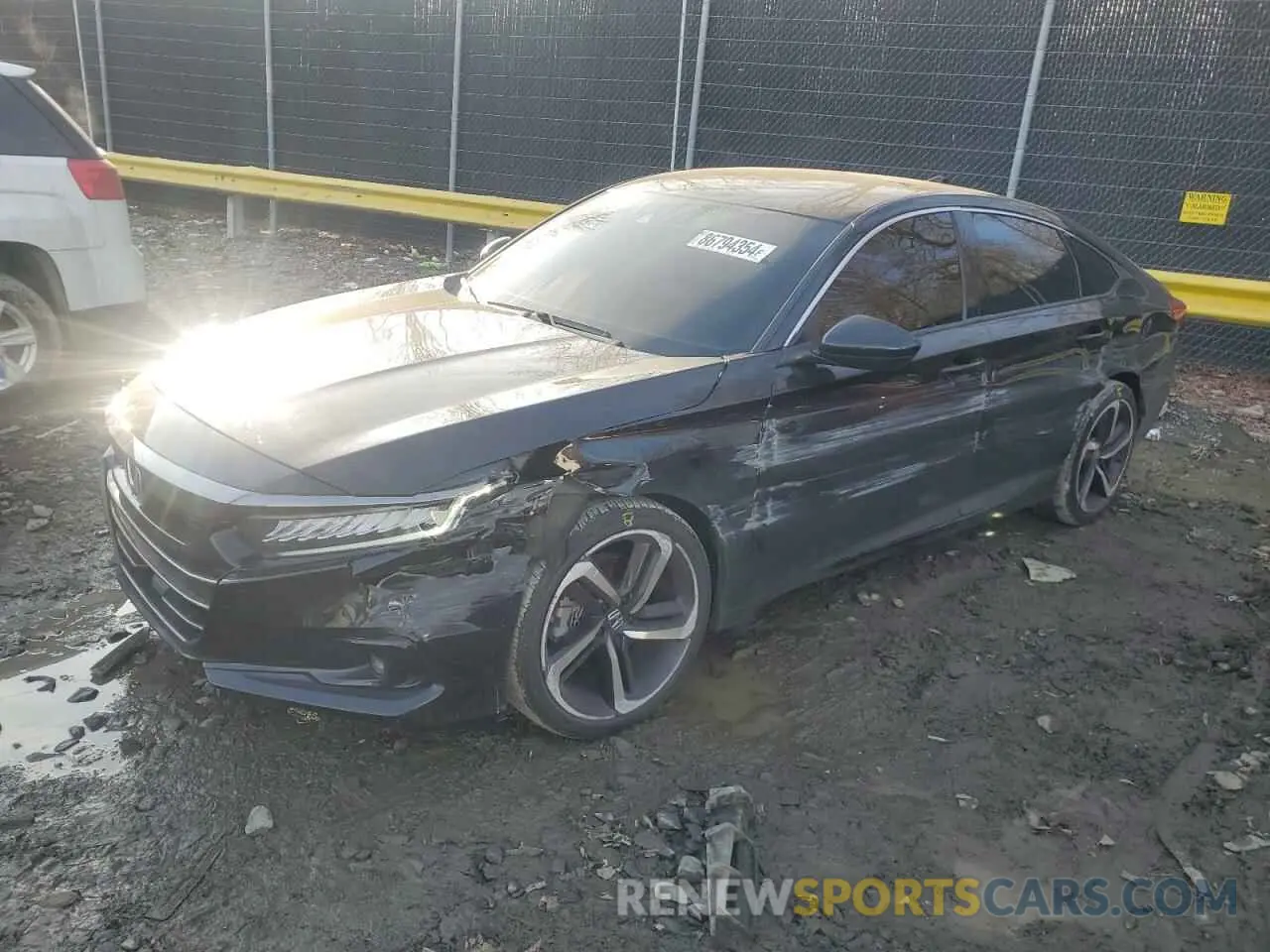 1 fotografías del automóvil dañado 1HGCV1F45NA015711 HONDA ACCORD 2022