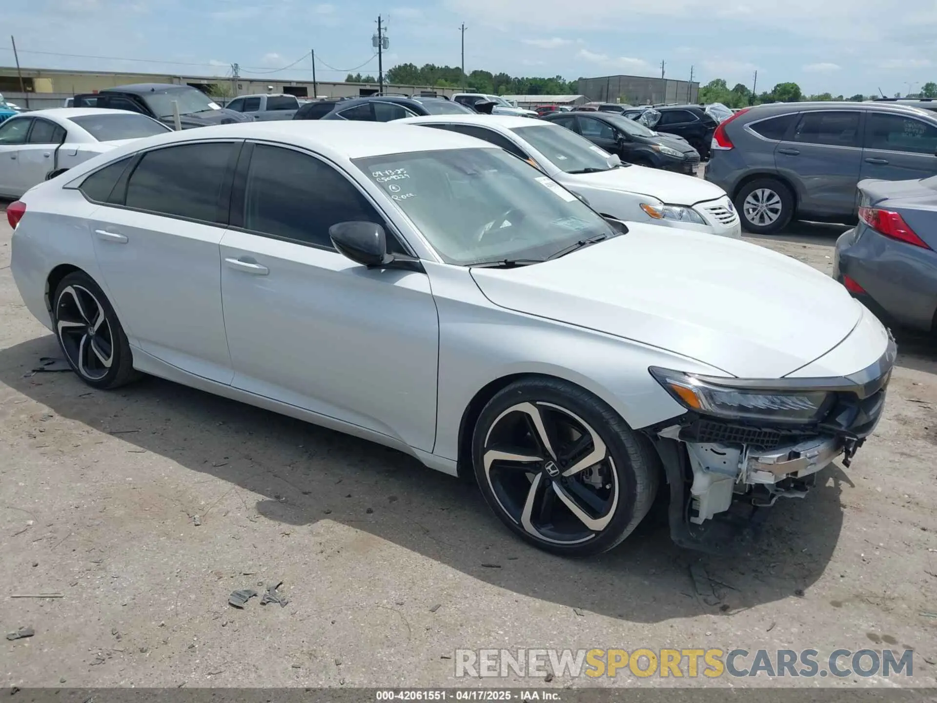 1 fotografías del automóvil dañado 1HGCV1F45NA021573 HONDA ACCORD 2022