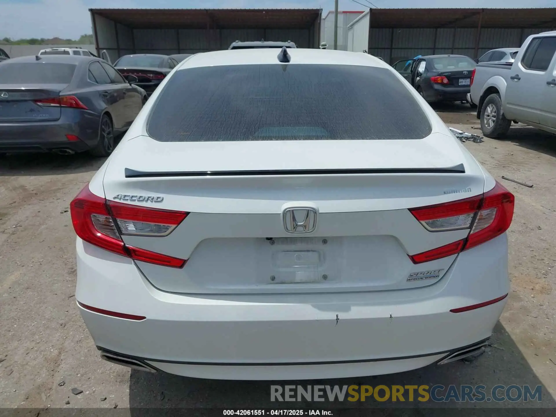 16 fotografías del automóvil dañado 1HGCV1F45NA021573 HONDA ACCORD 2022