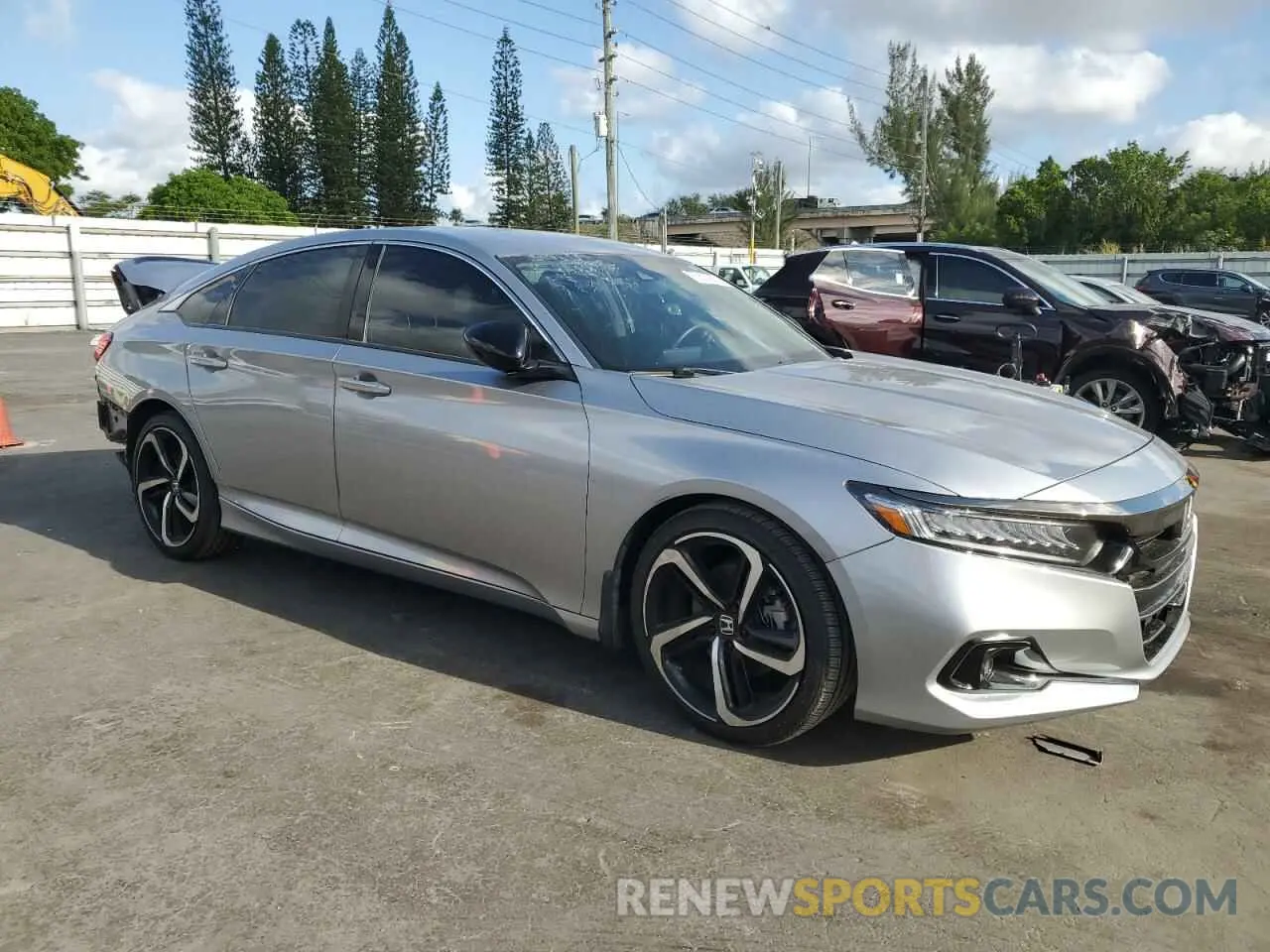 4 fotografías del automóvil dañado 1HGCV1F45NA059062 HONDA ACCORD 2022