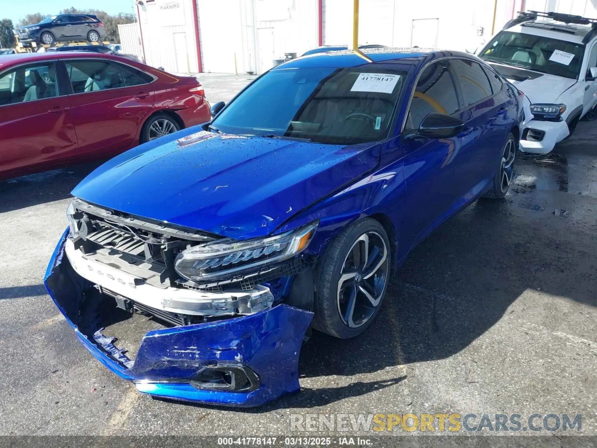 2 fotografías del automóvil dañado 1HGCV1F45NA066576 HONDA ACCORD 2022