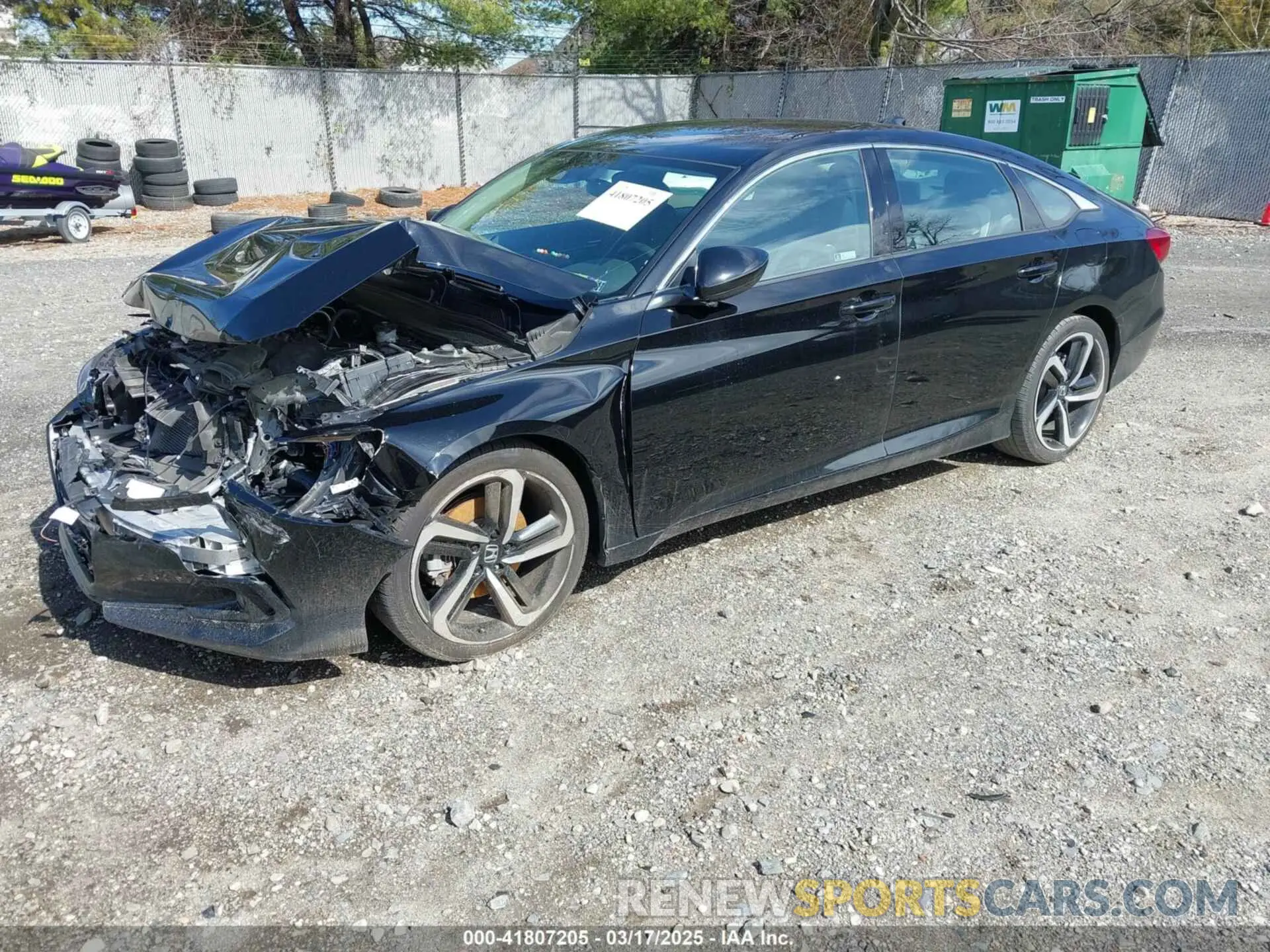 2 fotografías del automóvil dañado 1HGCV1F45NA082549 HONDA ACCORD 2022