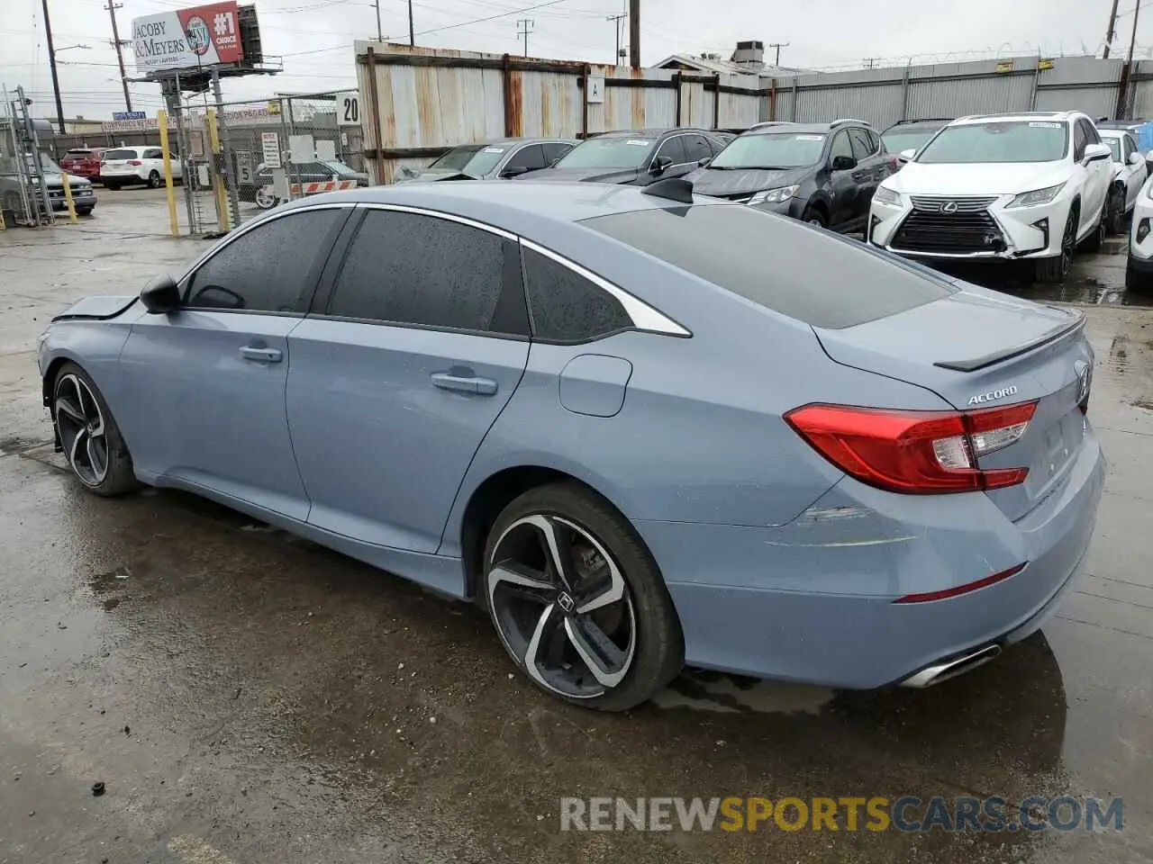 2 fotografías del automóvil dañado 1HGCV1F47NA076042 HONDA ACCORD 2022