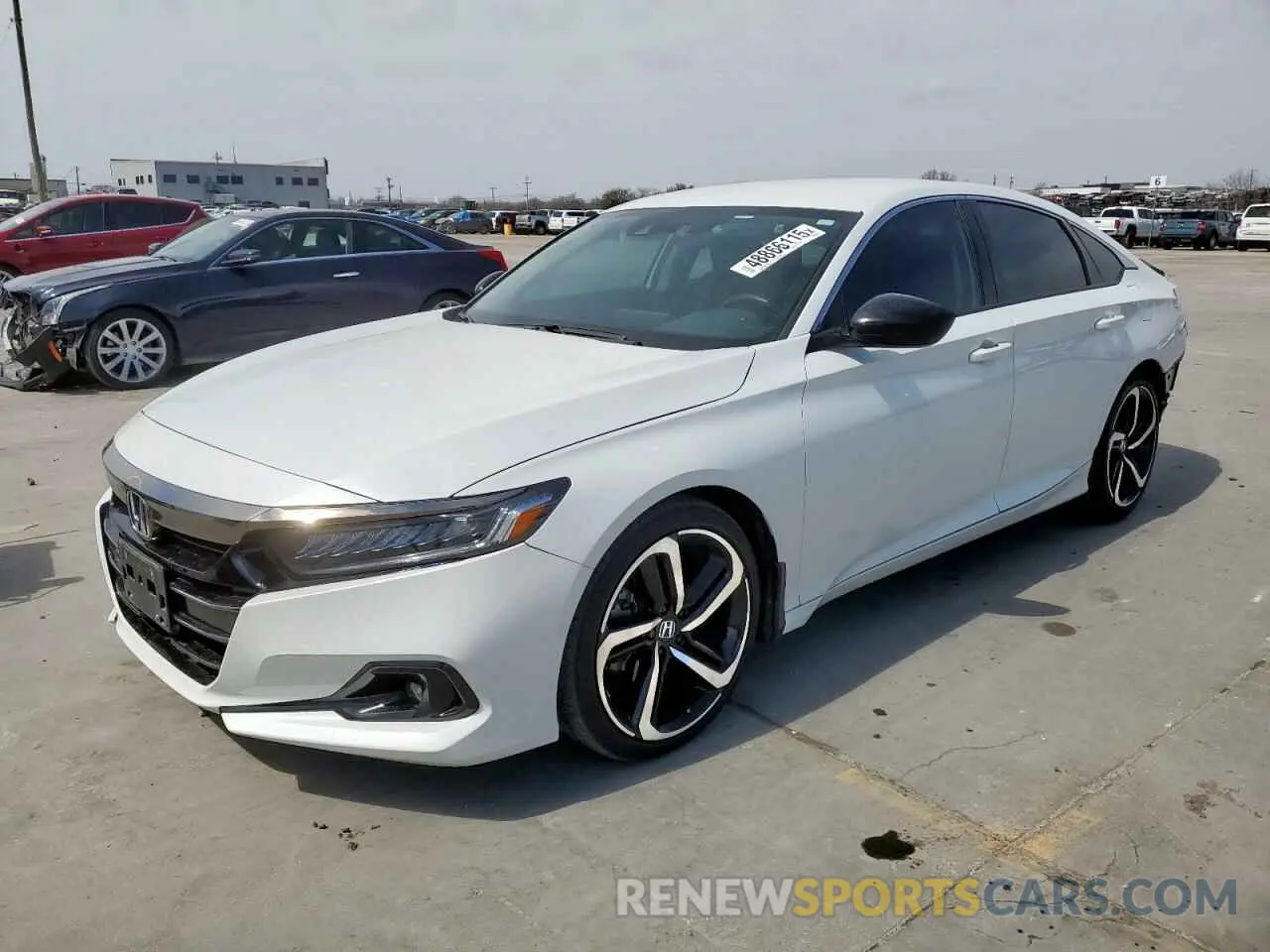 1 fotografías del automóvil dañado 1HGCV1F47NA081547 HONDA ACCORD 2022