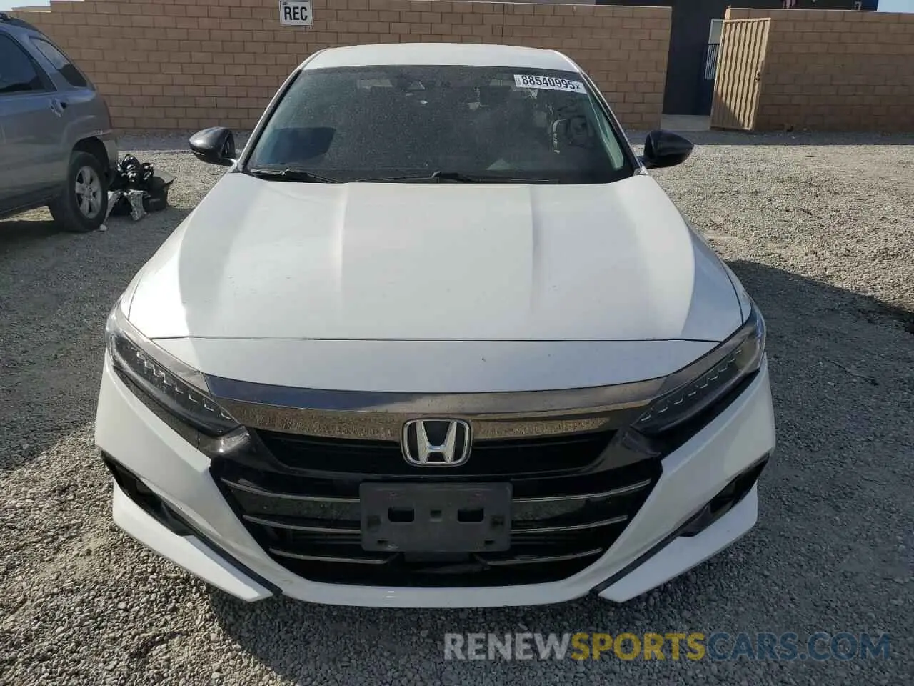 5 fotografías del automóvil dañado 1HGCV1F48NA004878 HONDA ACCORD 2022