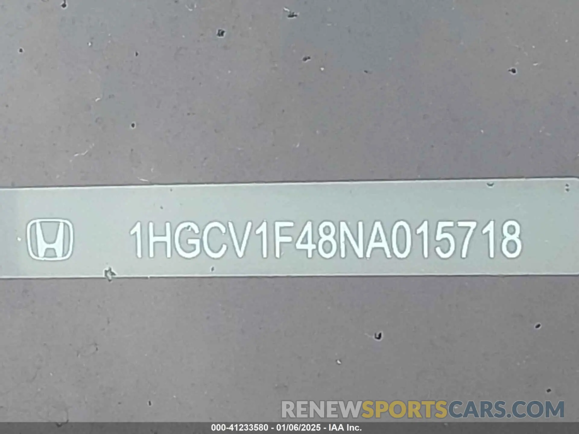 9 fotografías del automóvil dañado 1HGCV1F48NA015718 HONDA ACCORD 2022
