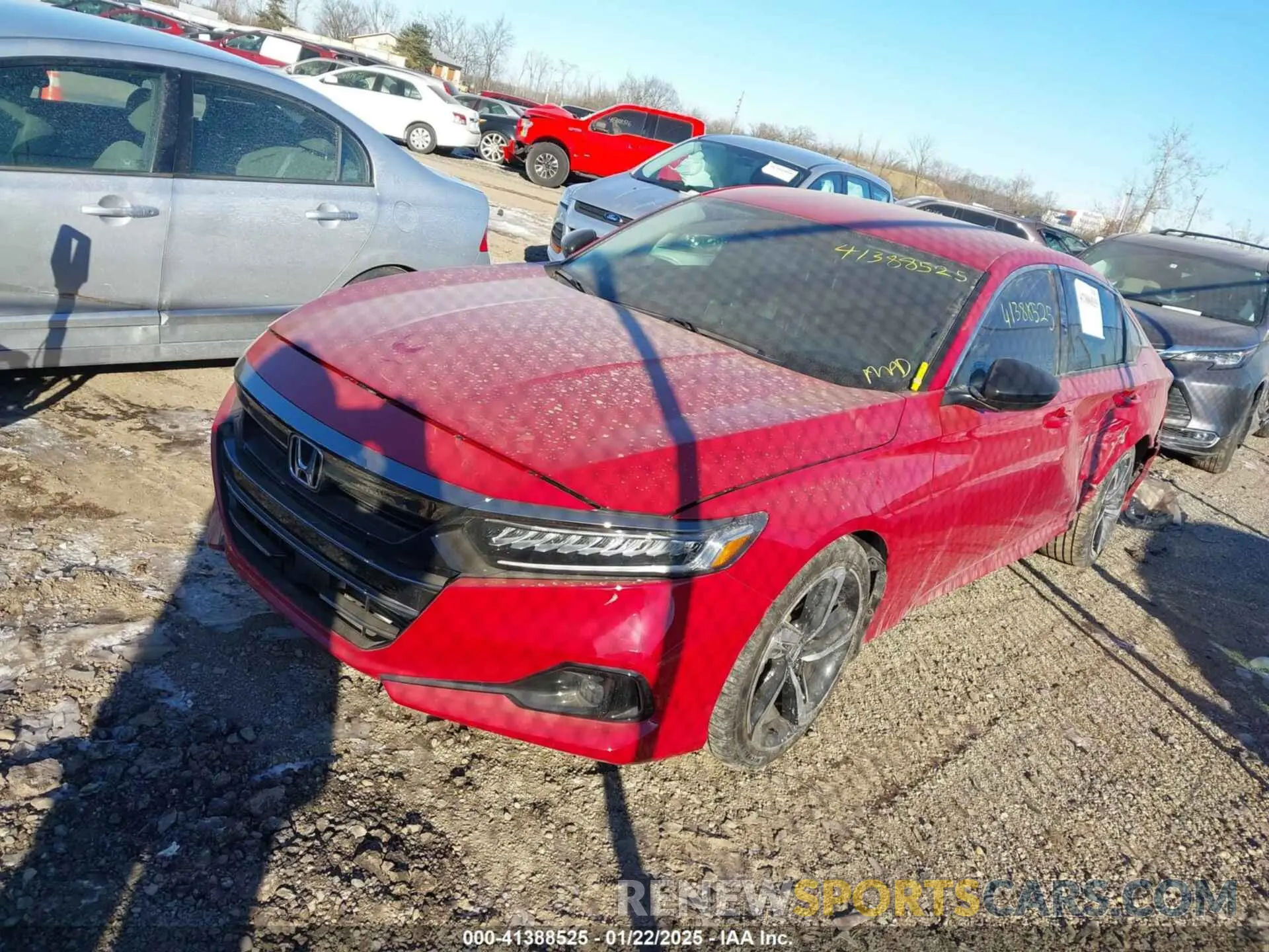 2 fotografías del automóvil dañado 1HGCV1F49NA016182 HONDA ACCORD 2022
