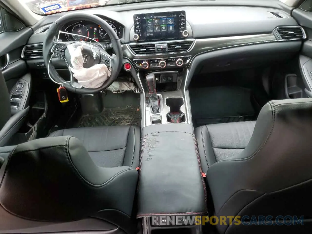 8 fotografías del automóvil dañado 1HGCV1F4XNA038529 HONDA ACCORD 2022