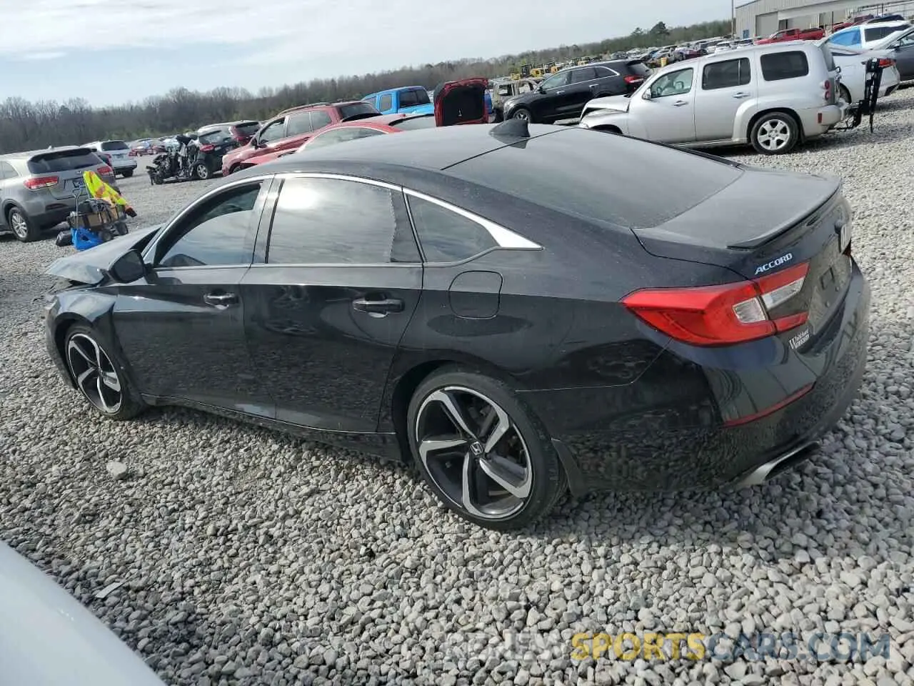 2 fotografías del automóvil dañado 1HGCV1F4XNA101256 HONDA ACCORD 2022
