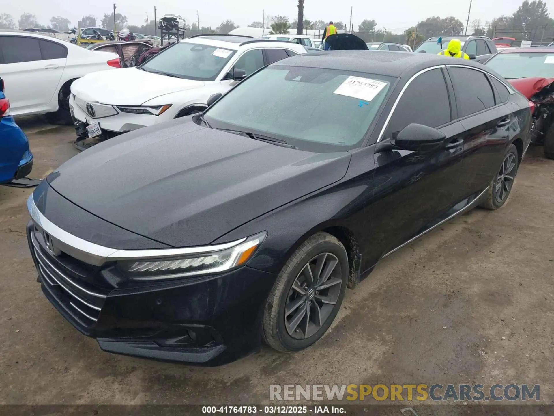 2 fotografías del automóvil dañado 1HGCV1F54NA009021 HONDA ACCORD 2022