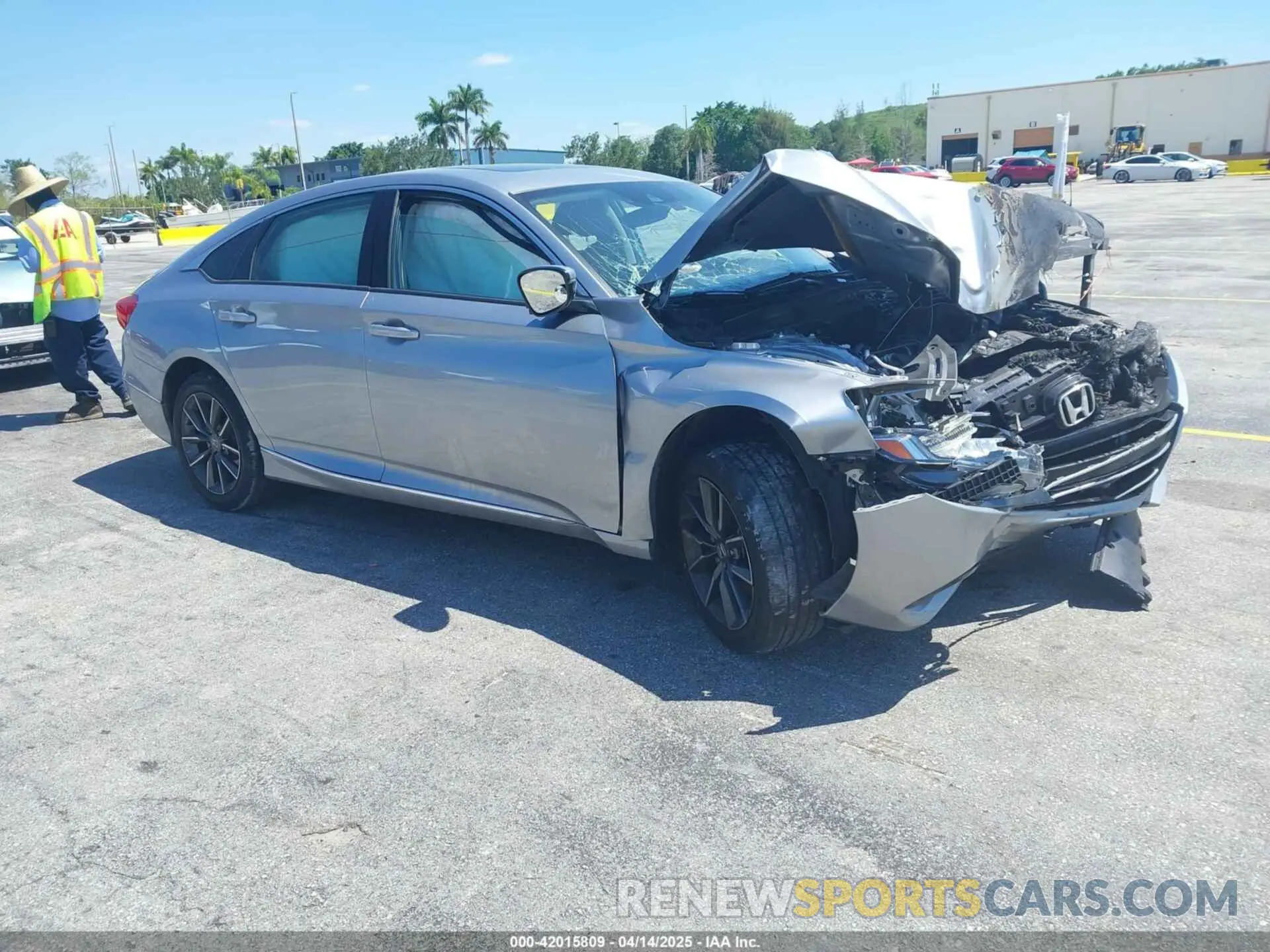 1 fotografías del automóvil dañado 1HGCV1F57NA074736 HONDA ACCORD 2022