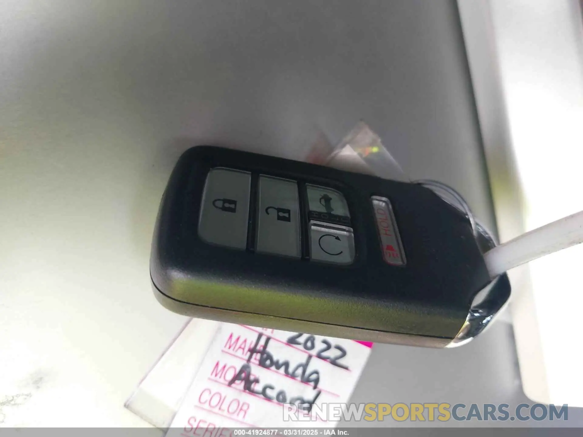 11 fotografías del automóvil dañado 1HGCV1F5XNA041987 HONDA ACCORD 2022