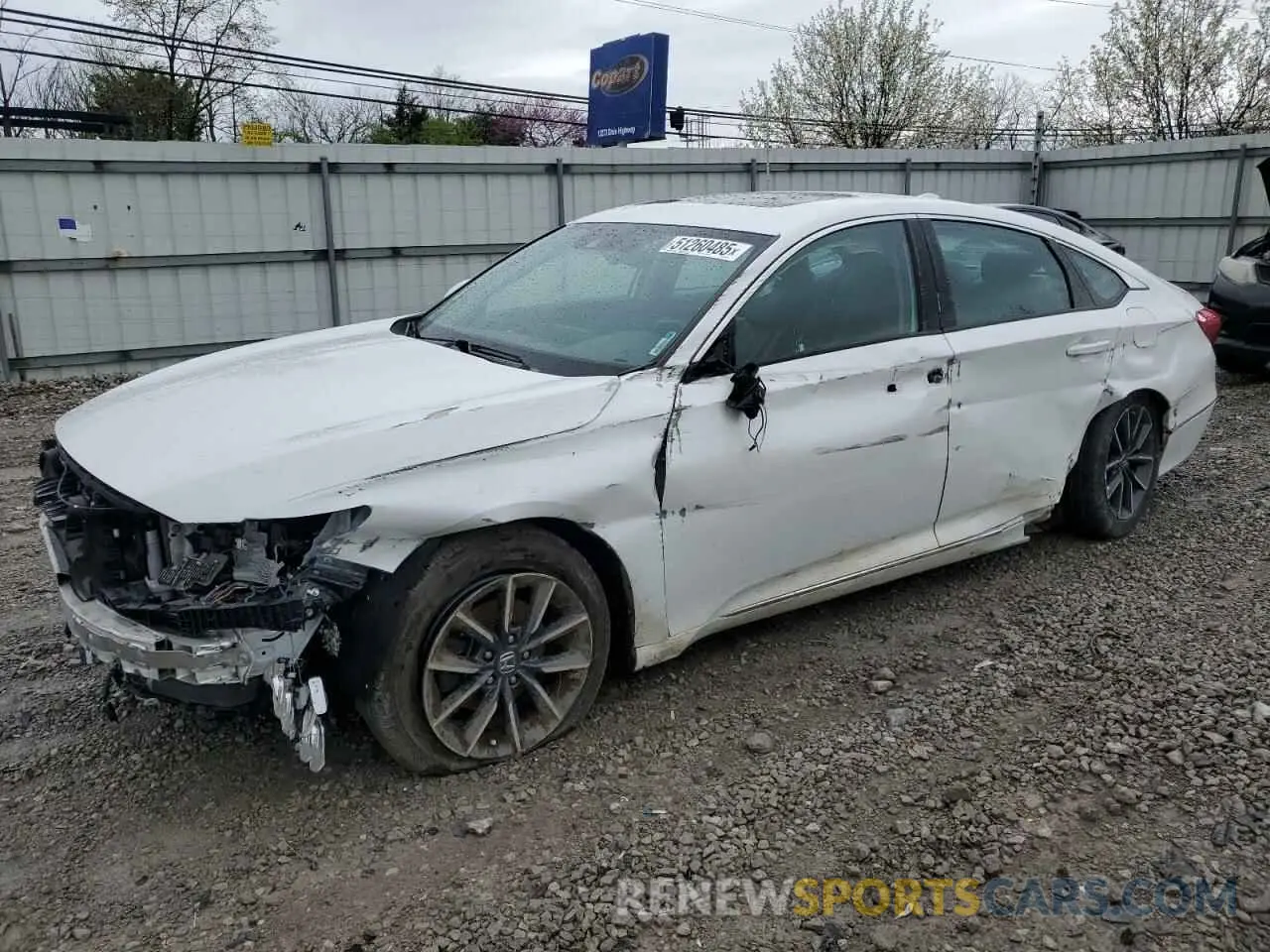 1 fotografías del automóvil dañado 1HGCV1F5XNA055050 HONDA ACCORD 2022
