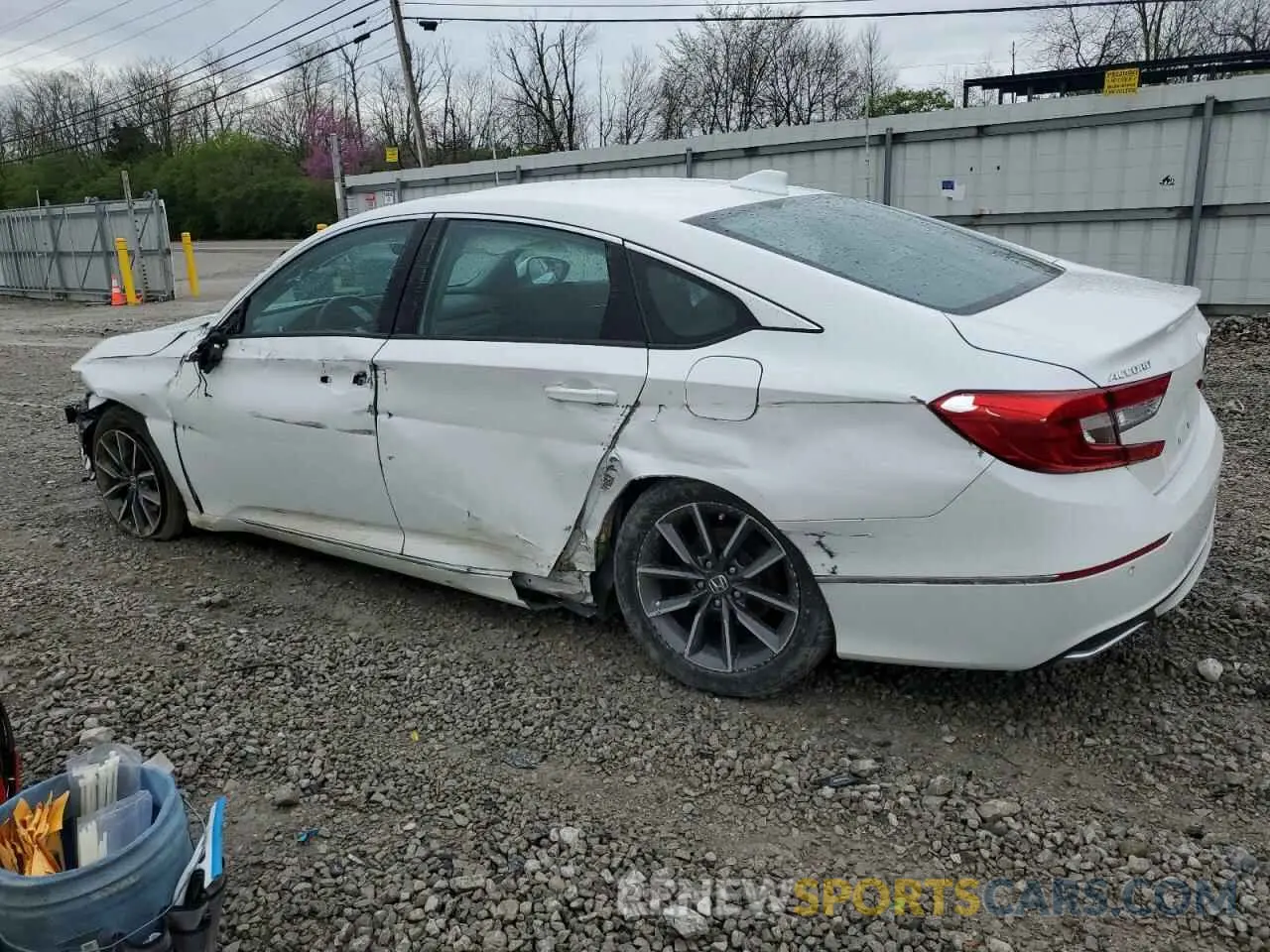 2 fotografías del automóvil dañado 1HGCV1F5XNA055050 HONDA ACCORD 2022