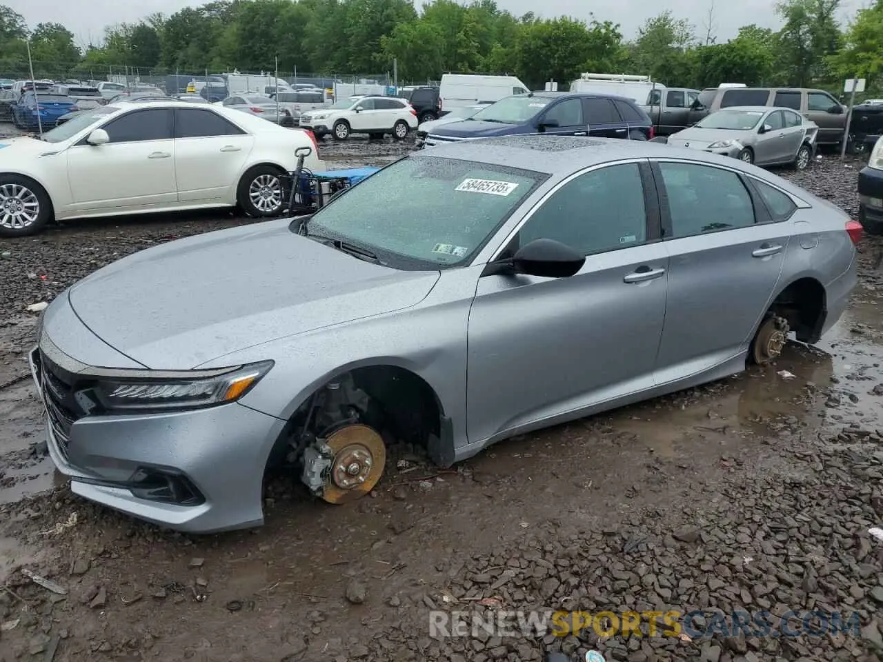 1 fotografías del automóvil dañado 1HGCV2F31NA008090 HONDA ACCORD 2022