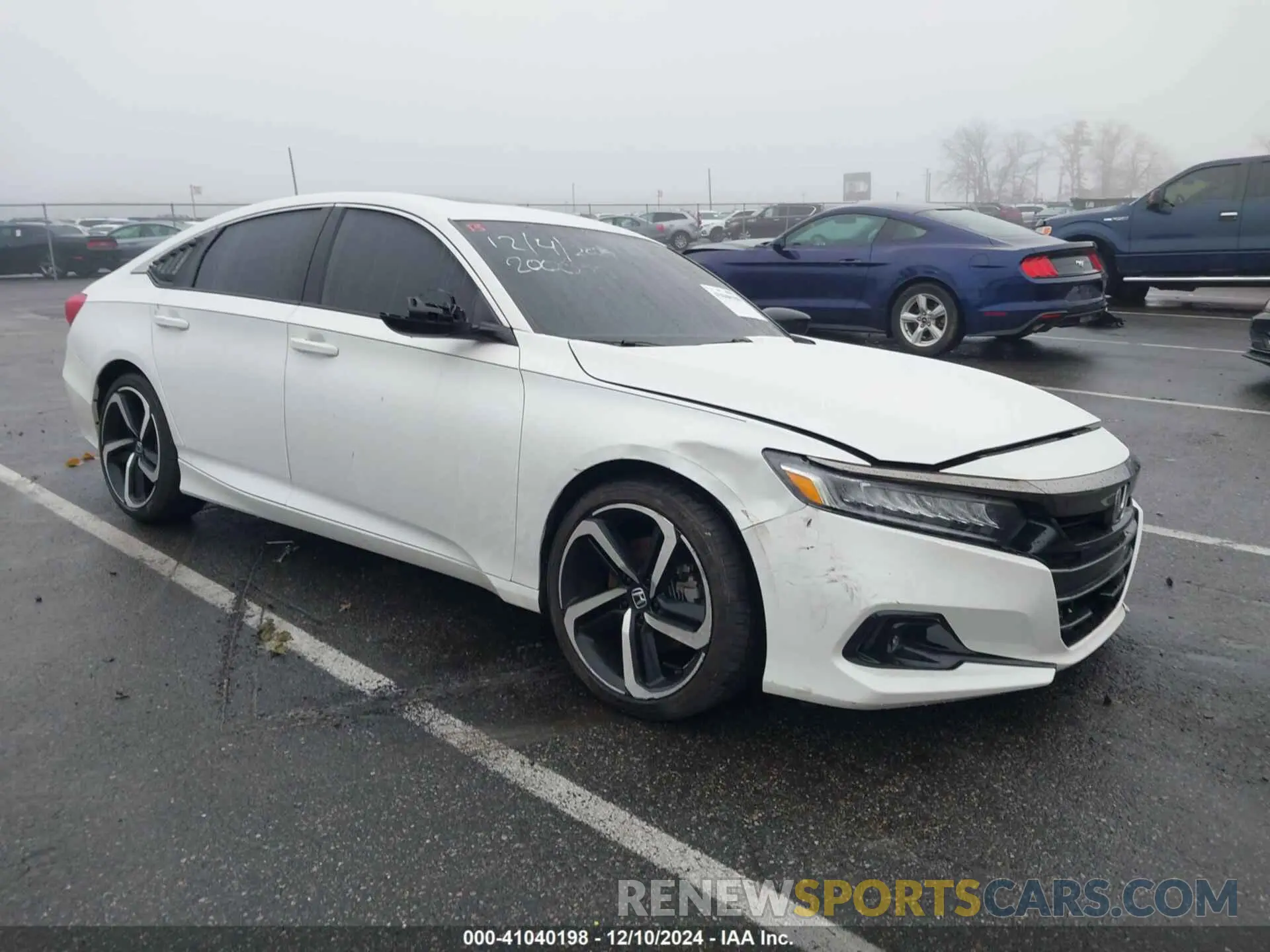 1 fotografías del automóvil dañado 1HGCV2F31NA009983 HONDA ACCORD 2022