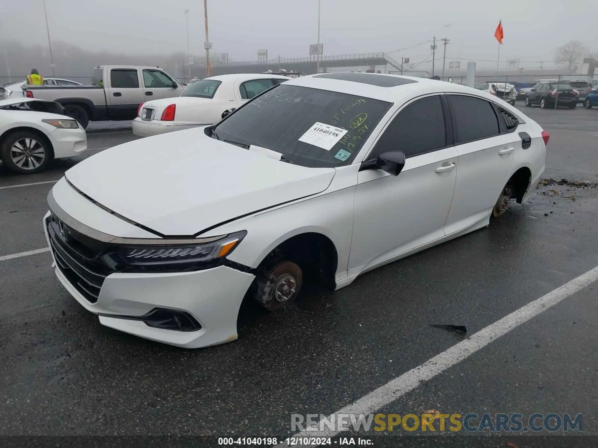 2 fotografías del automóvil dañado 1HGCV2F31NA009983 HONDA ACCORD 2022