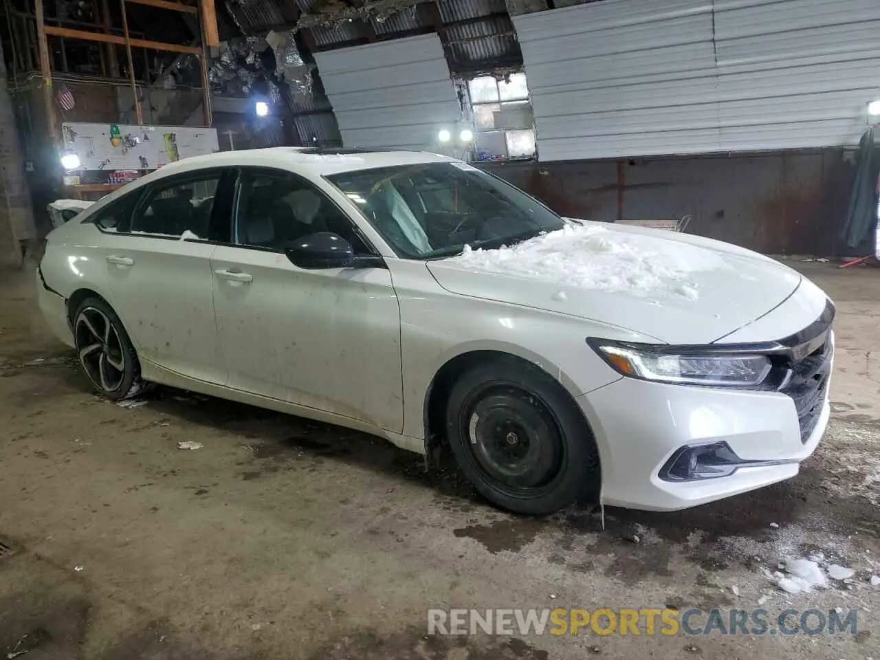 4 fotografías del automóvil dañado 1HGCV2F31NA019381 HONDA ACCORD 2022