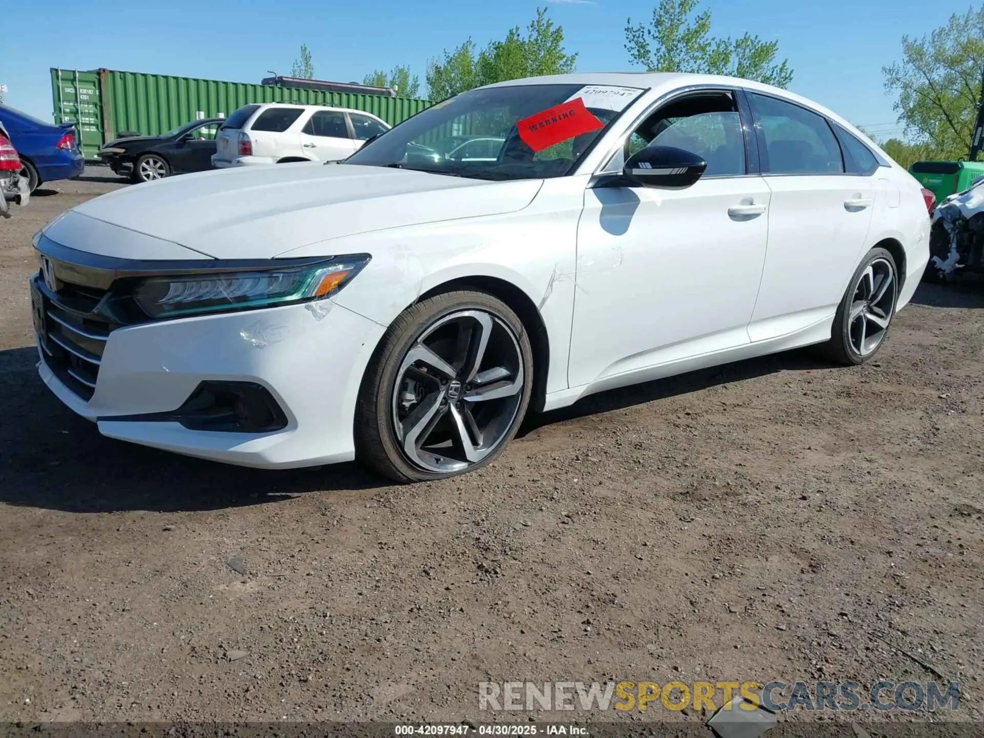 2 fotografías del automóvil dañado 1HGCV2F33NA020029 HONDA ACCORD 2022