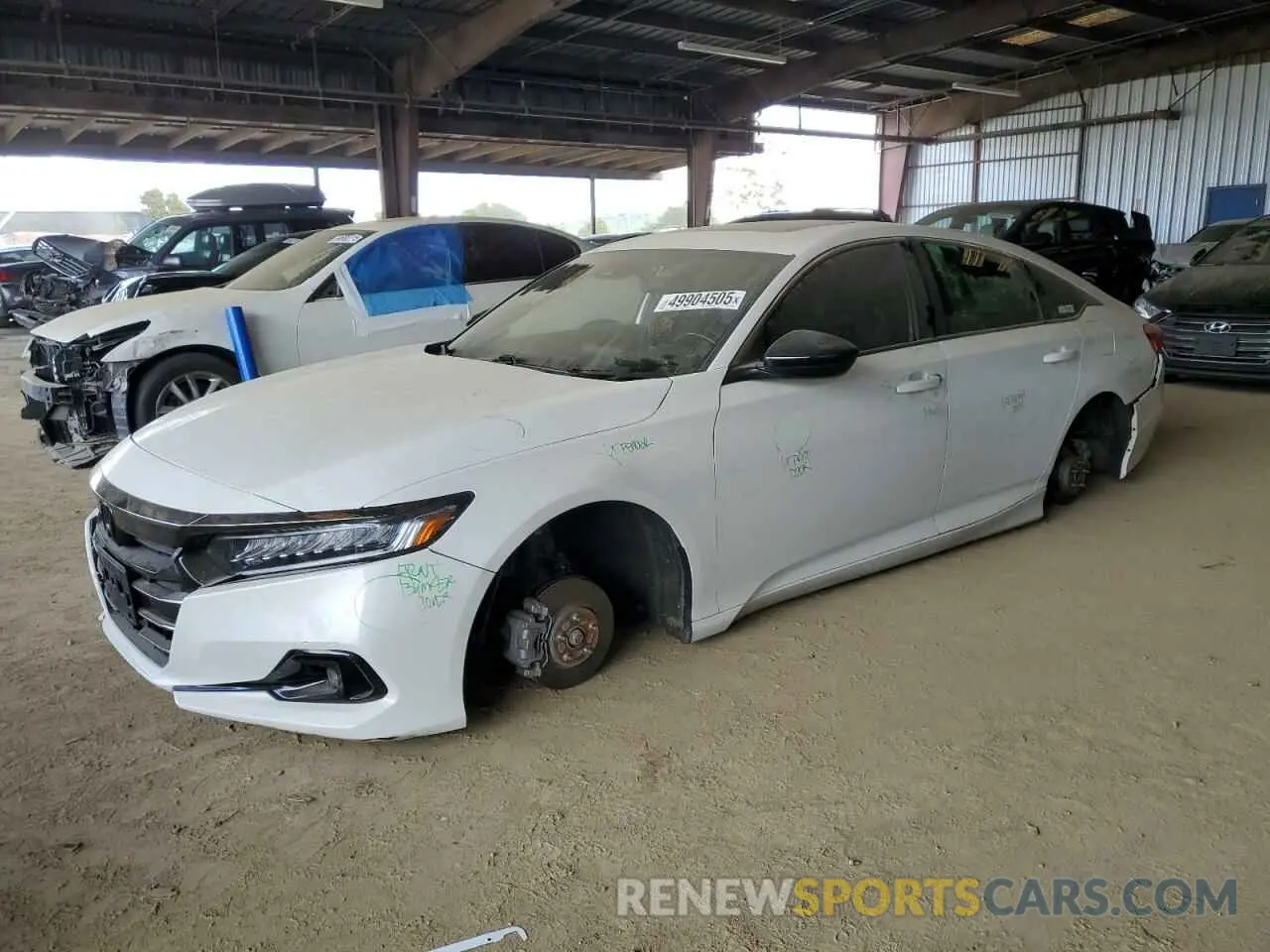 1 fotografías del automóvil dañado 1HGCV2F34NA012232 HONDA ACCORD 2022