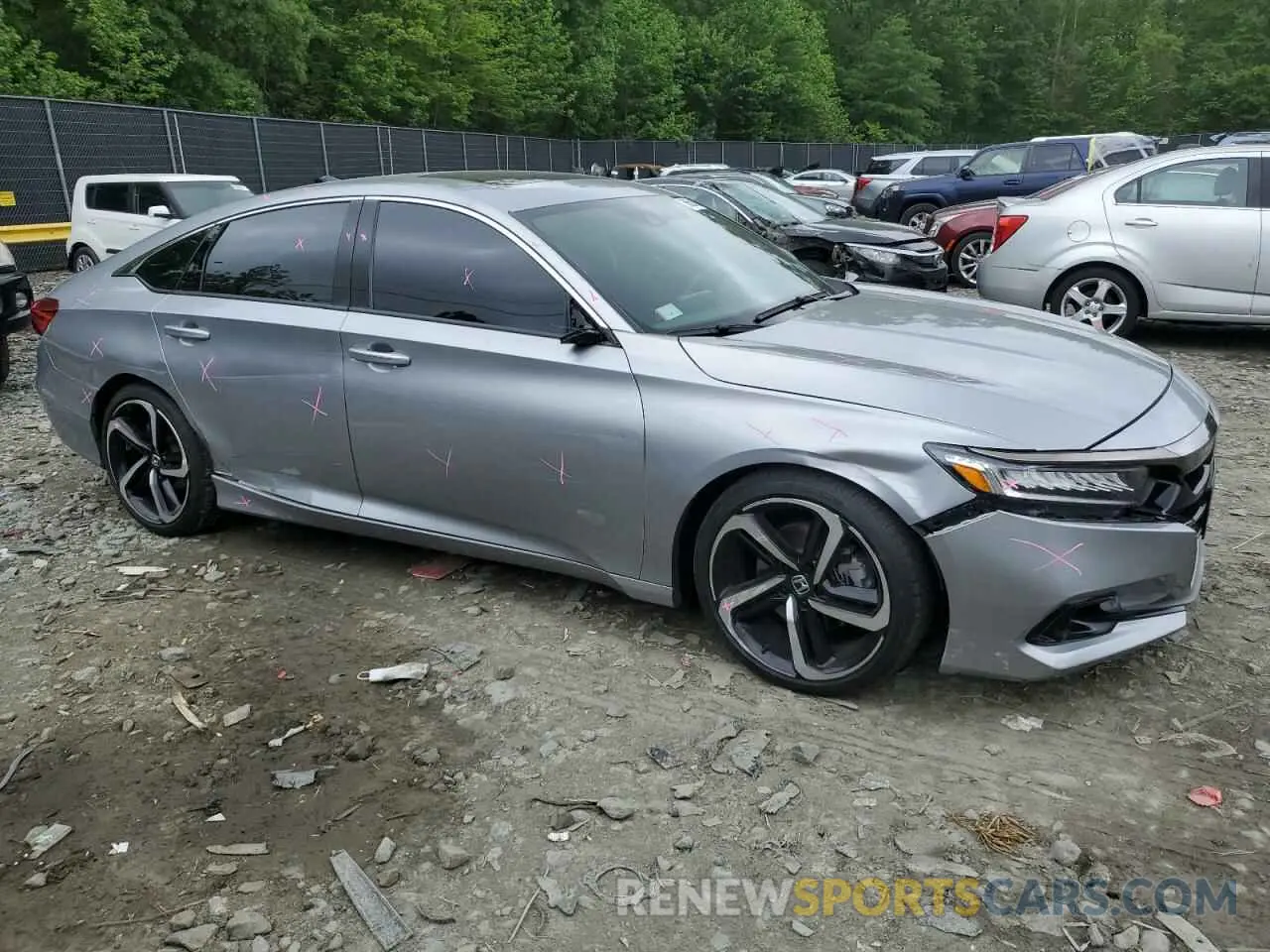 4 fotografías del automóvil dañado 1HGCV2F35NA013891 HONDA ACCORD 2022