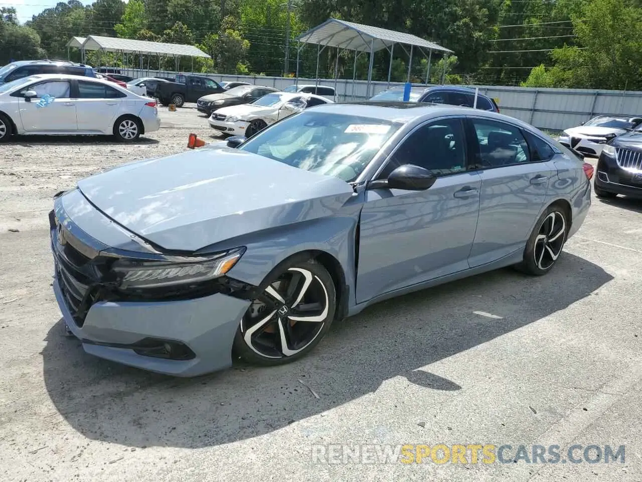1 fotografías del automóvil dañado 1HGCV2F35NA019089 HONDA ACCORD 2022