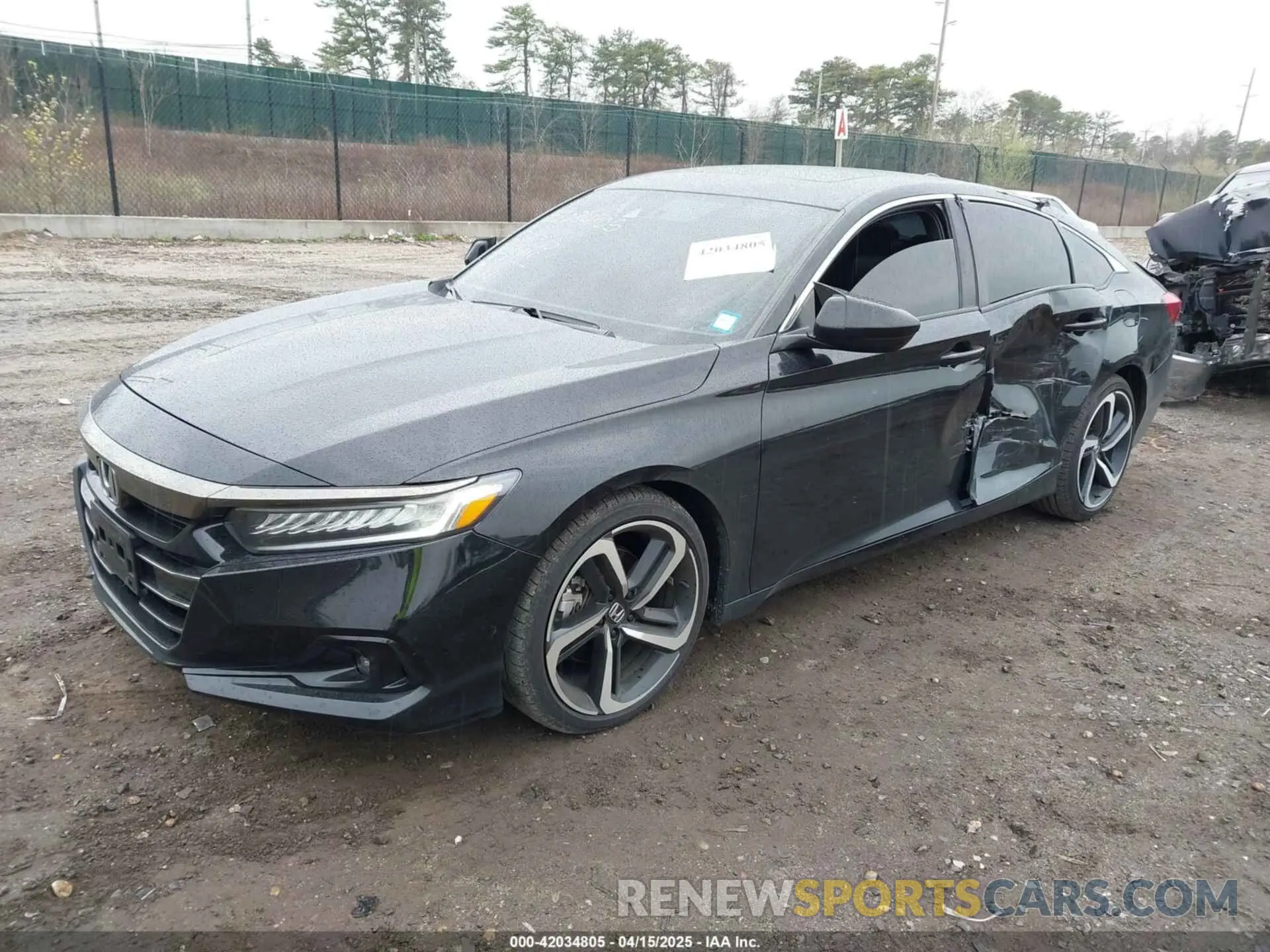 2 fotografías del automóvil dañado 1HGCV2F3XNA023820 HONDA ACCORD 2022