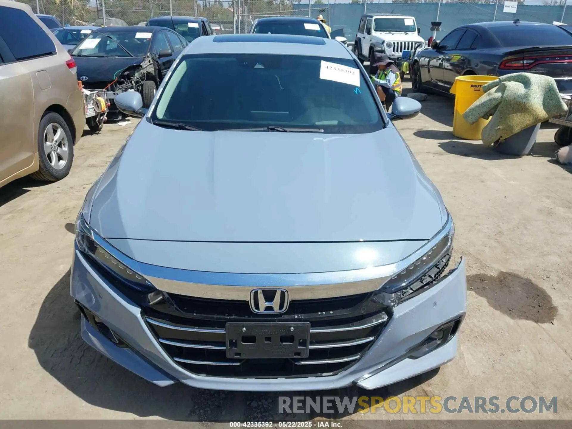 13 fotografías del automóvil dañado 1HGCV2F95NA008324 HONDA ACCORD 2022