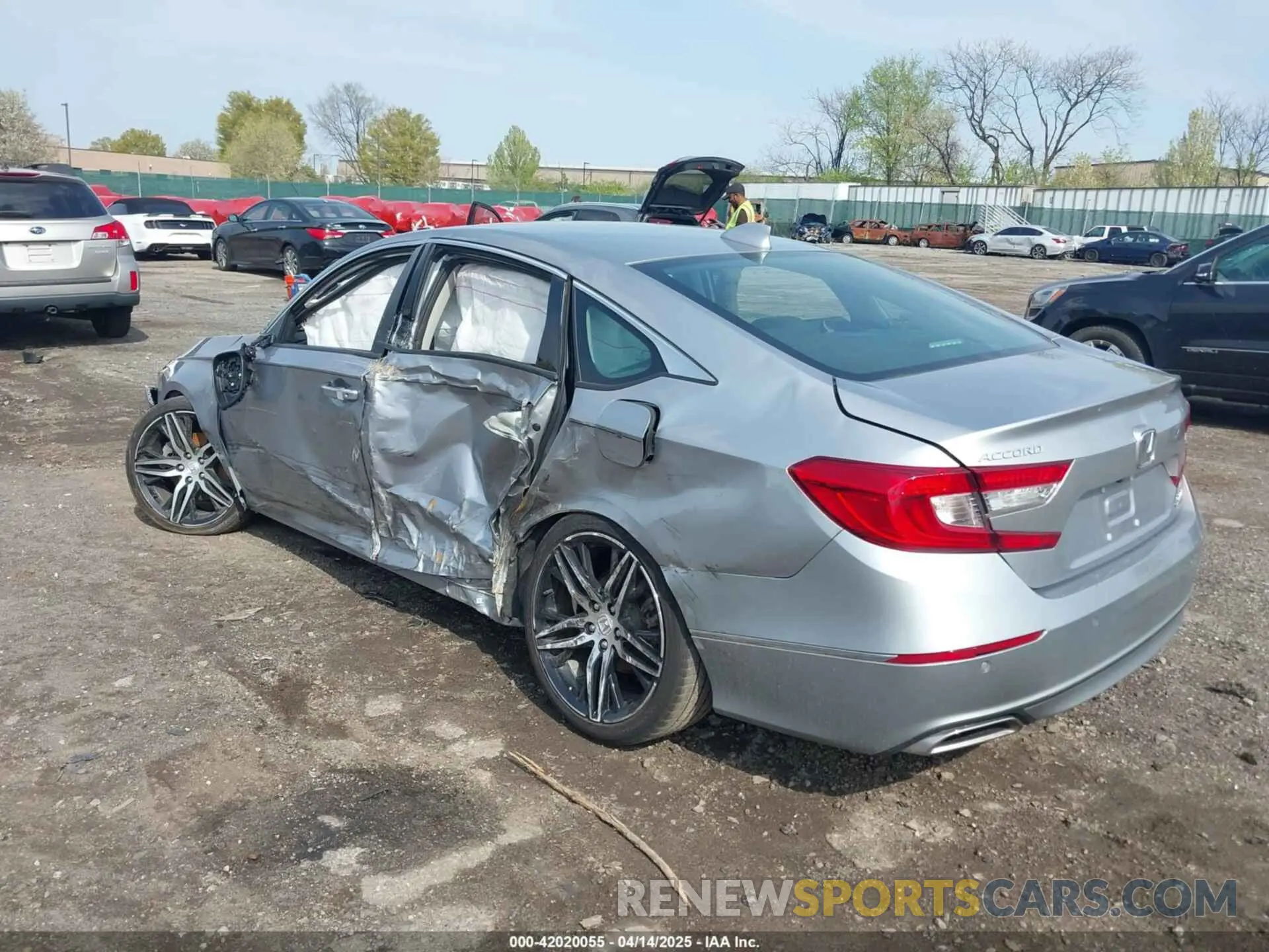 3 fotografías del automóvil dañado 1HGCV2F95NA013734 HONDA ACCORD 2022
