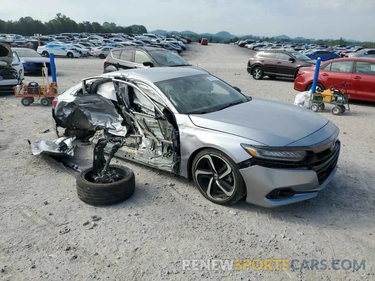 4 fotografías del automóvil dañado 1HGCV3F20NA014637 HONDA ACCORD 2022
