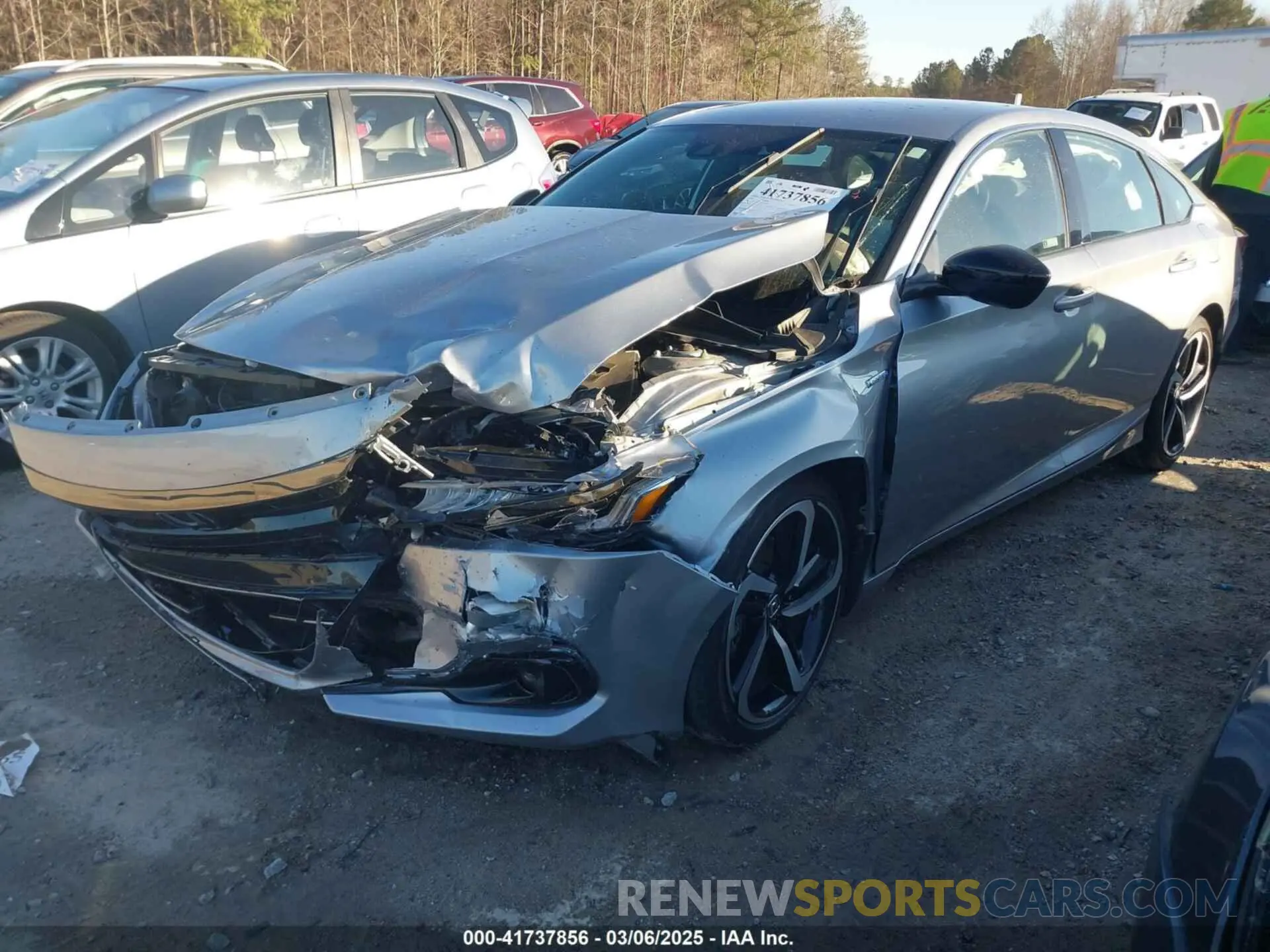 2 fotografías del automóvil dañado 1HGCV3F20NA046505 HONDA ACCORD 2022