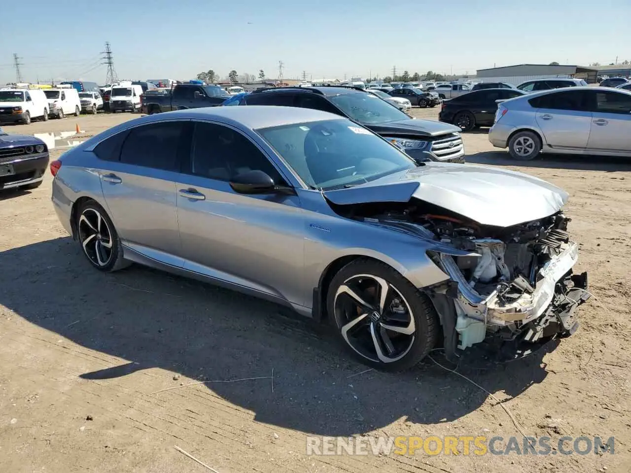 4 fotografías del automóvil dañado 1HGCV3F21NA004375 HONDA ACCORD 2022