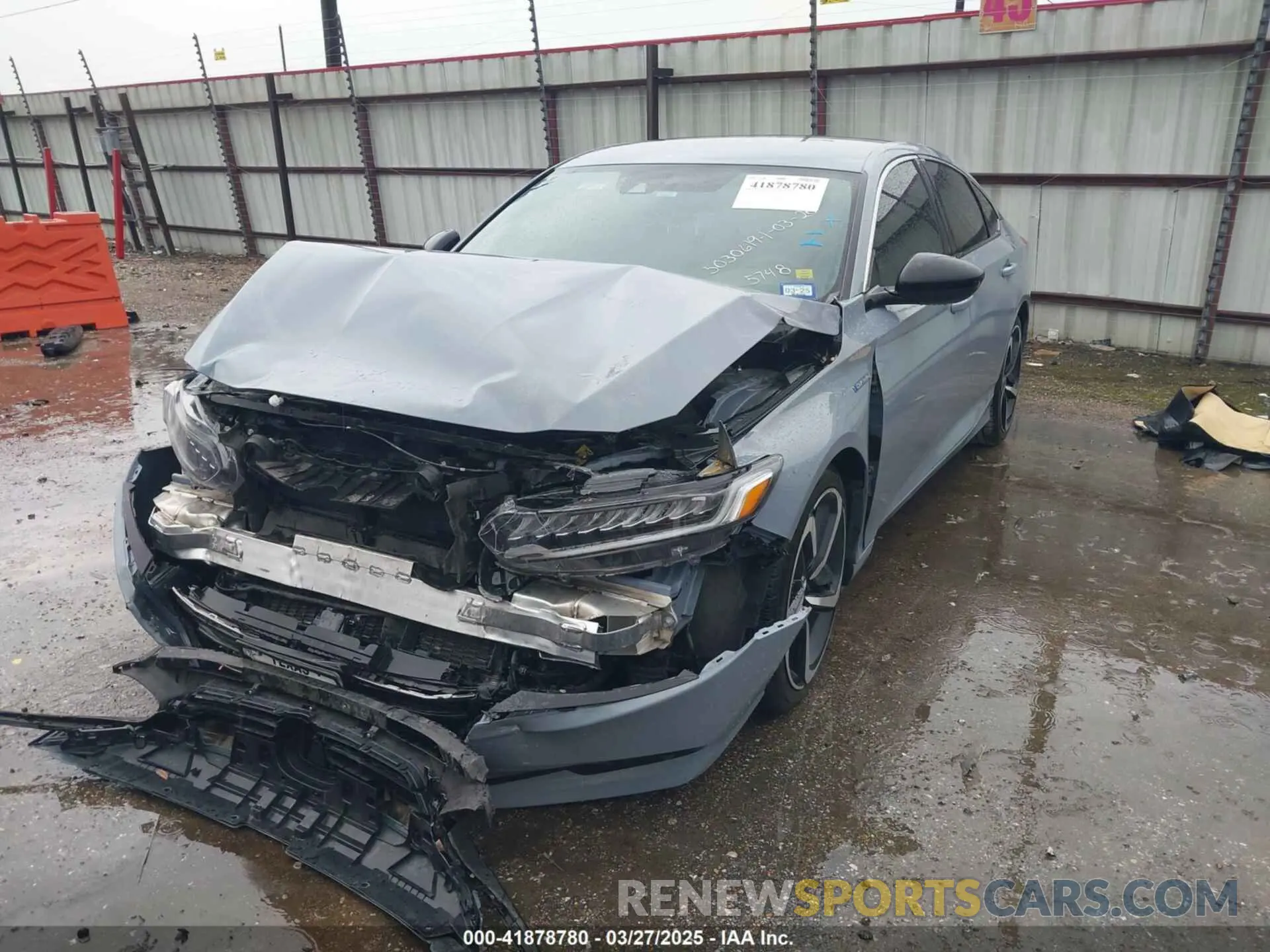 2 fotografías del automóvil dañado 1HGCV3F23NA015748 HONDA ACCORD 2022
