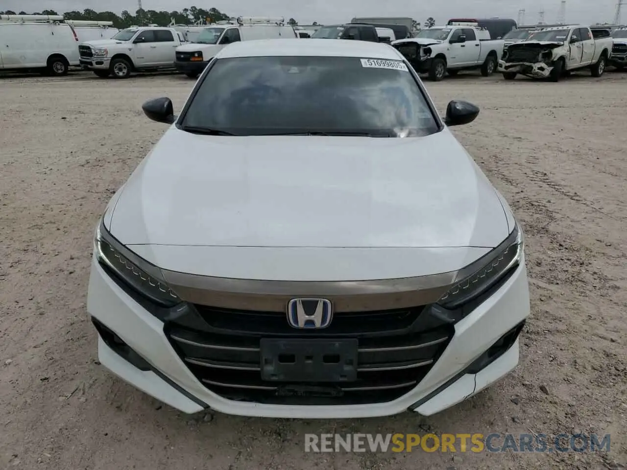 5 fotografías del automóvil dañado 1HGCV3F23NA044781 HONDA ACCORD 2022