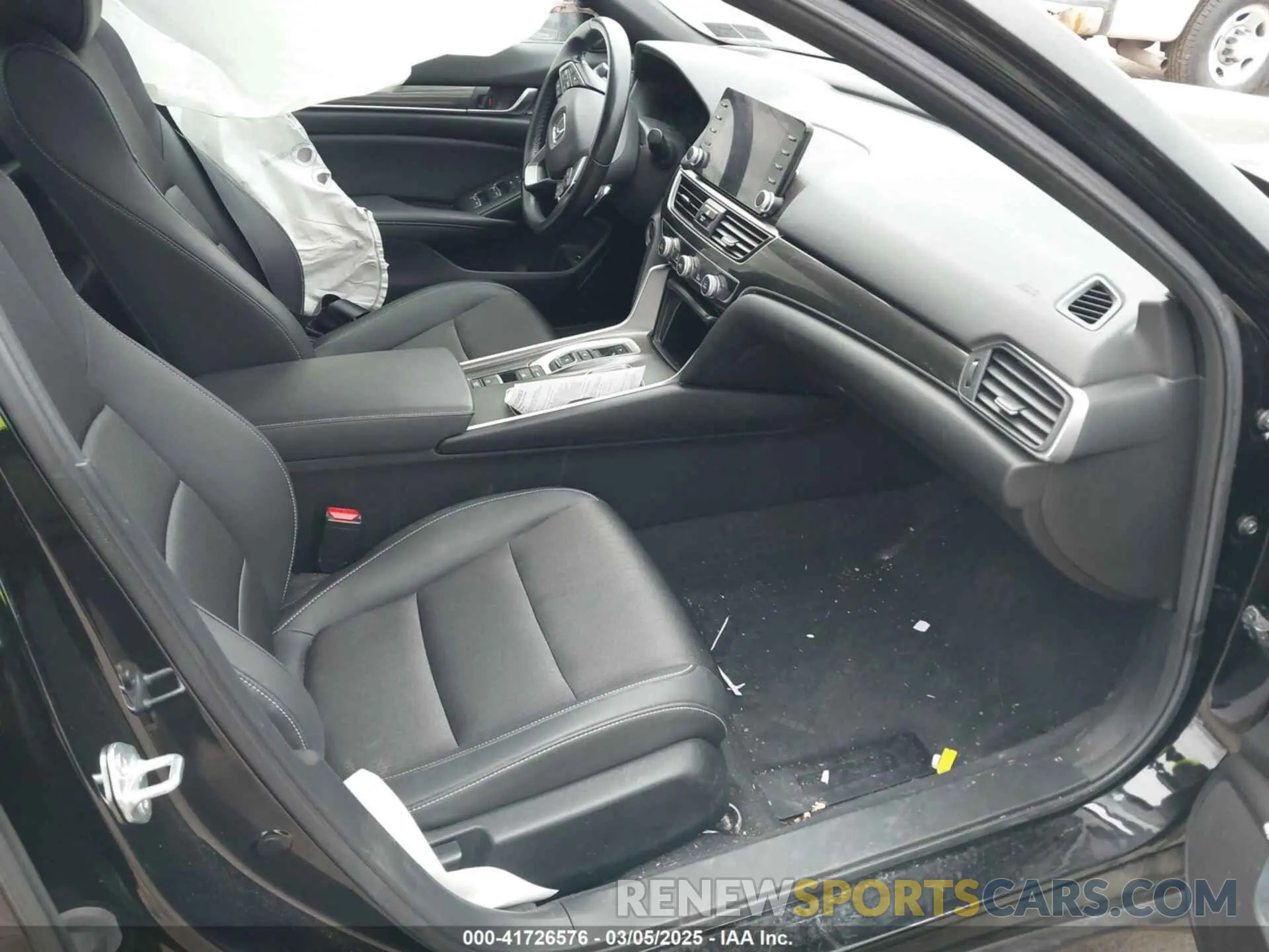 5 fotografías del automóvil dañado 1HGCV3F25NA012317 HONDA ACCORD 2022