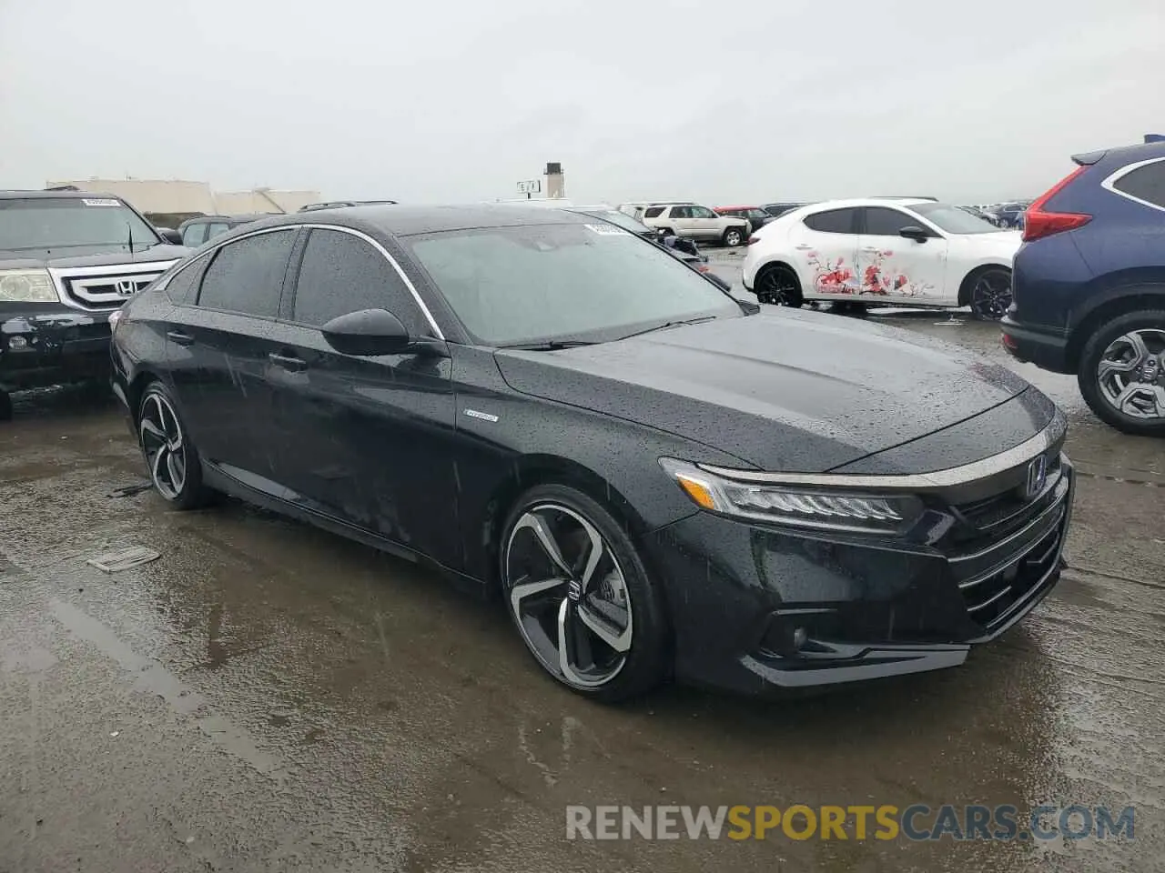 4 fotografías del automóvil dañado 1HGCV3F25NA047794 HONDA ACCORD 2022