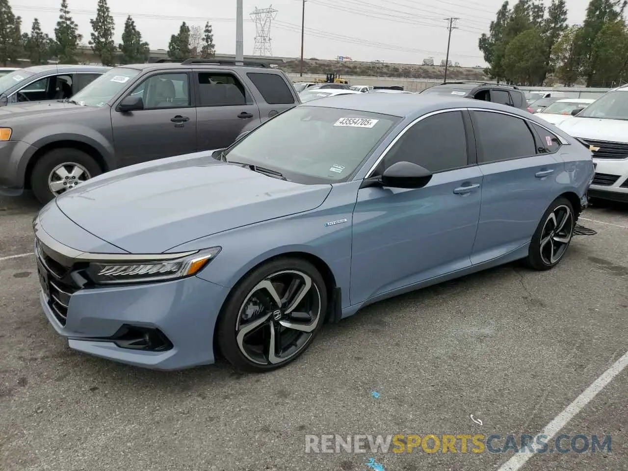 1 fotografías del automóvil dañado 1HGCV3F26NA037730 HONDA ACCORD 2022