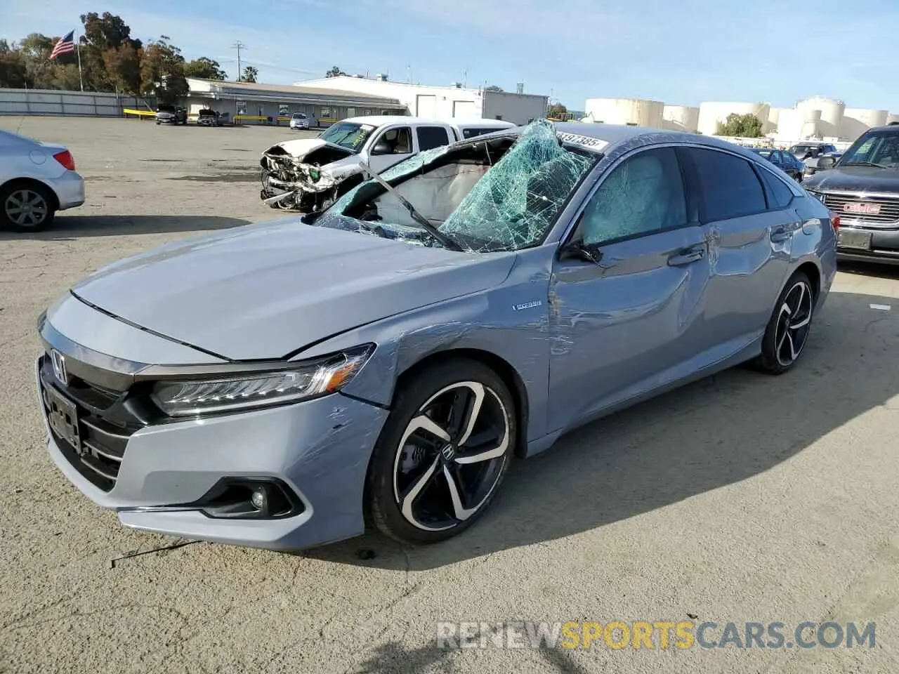 1 fotografías del automóvil dañado 1HGCV3F27NA032827 HONDA ACCORD 2022