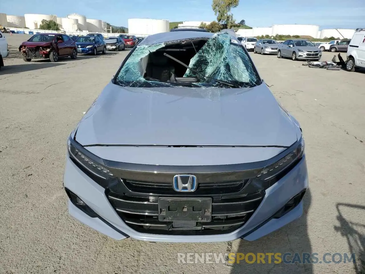 5 fotografías del automóvil dañado 1HGCV3F27NA032827 HONDA ACCORD 2022