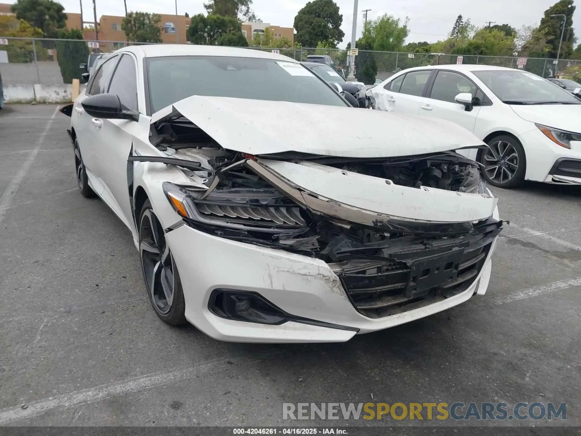 1 fotografías del automóvil dañado 1HGCV3F28NA032108 HONDA ACCORD 2022