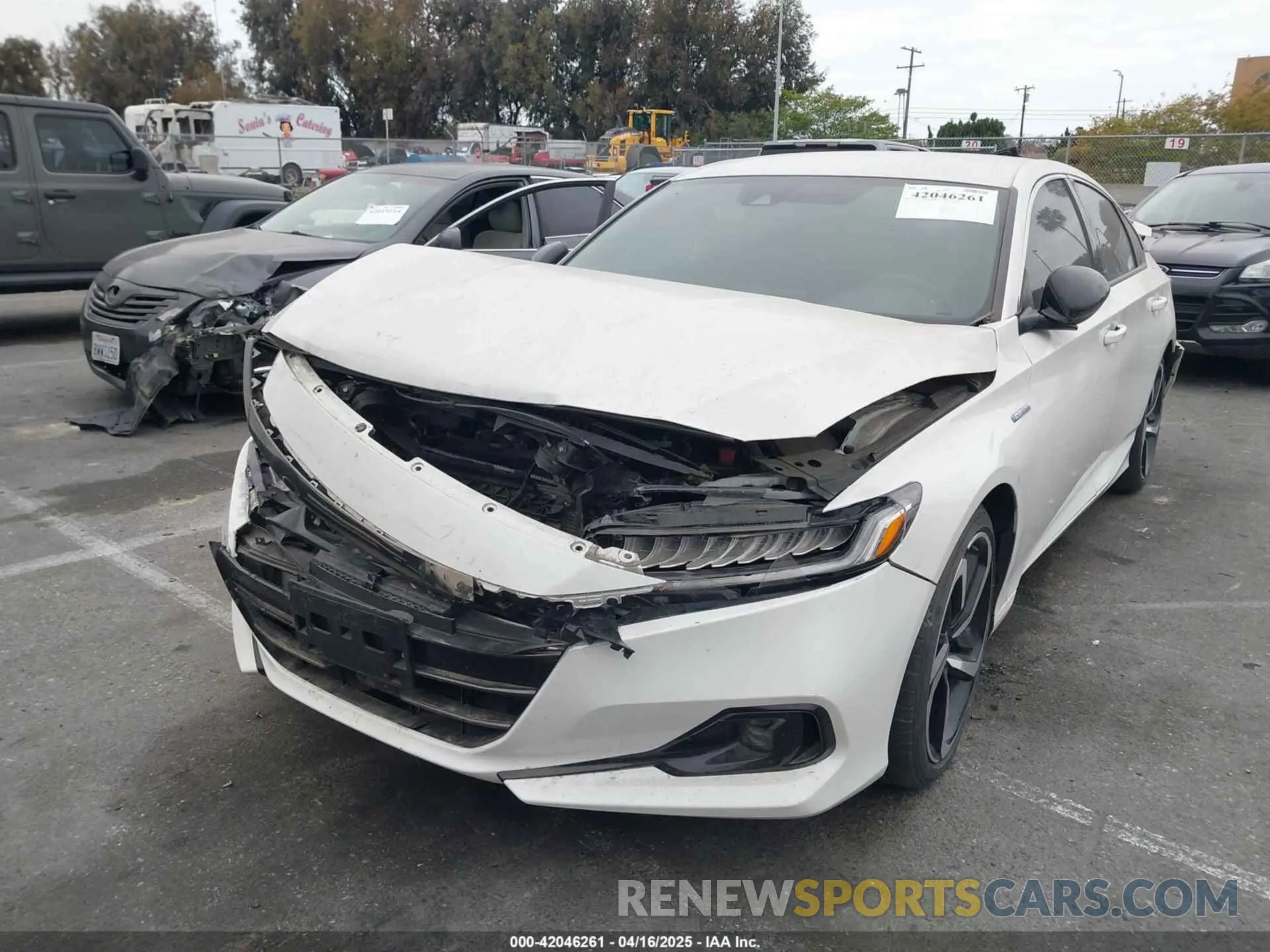 2 fotografías del automóvil dañado 1HGCV3F28NA032108 HONDA ACCORD 2022