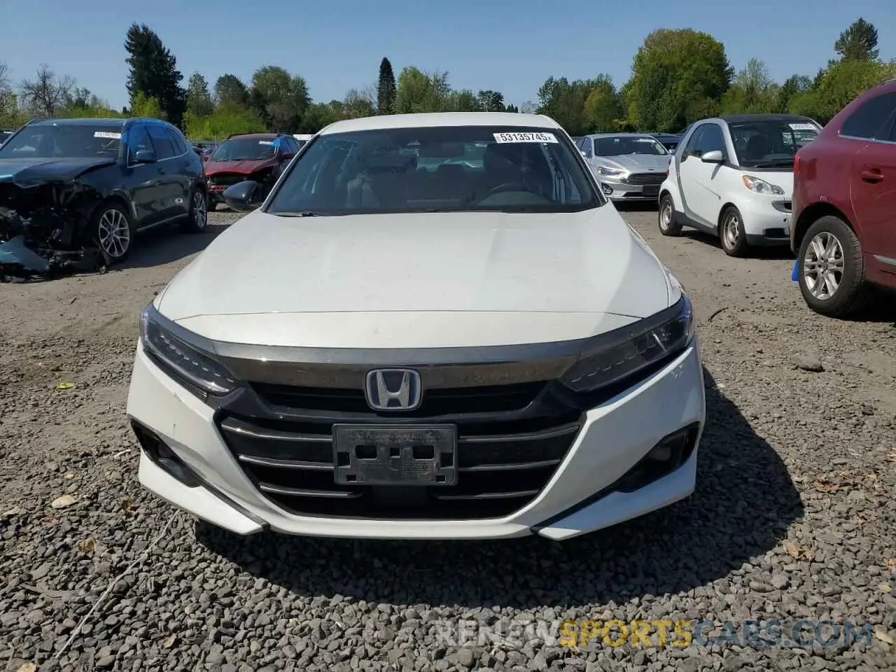 5 fotografías del automóvil dañado 1HGCV3F28NA037163 HONDA ACCORD 2022