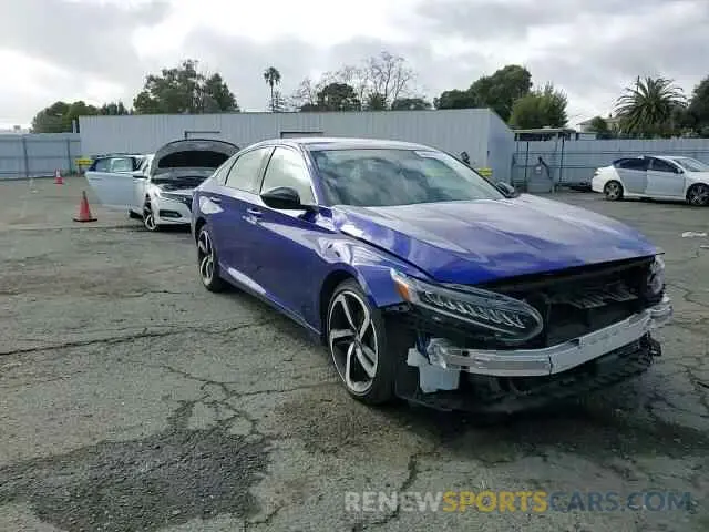 10 fotografías del automóvil dañado 1HGCV3F28NA041293 HONDA ACCORD 2022
