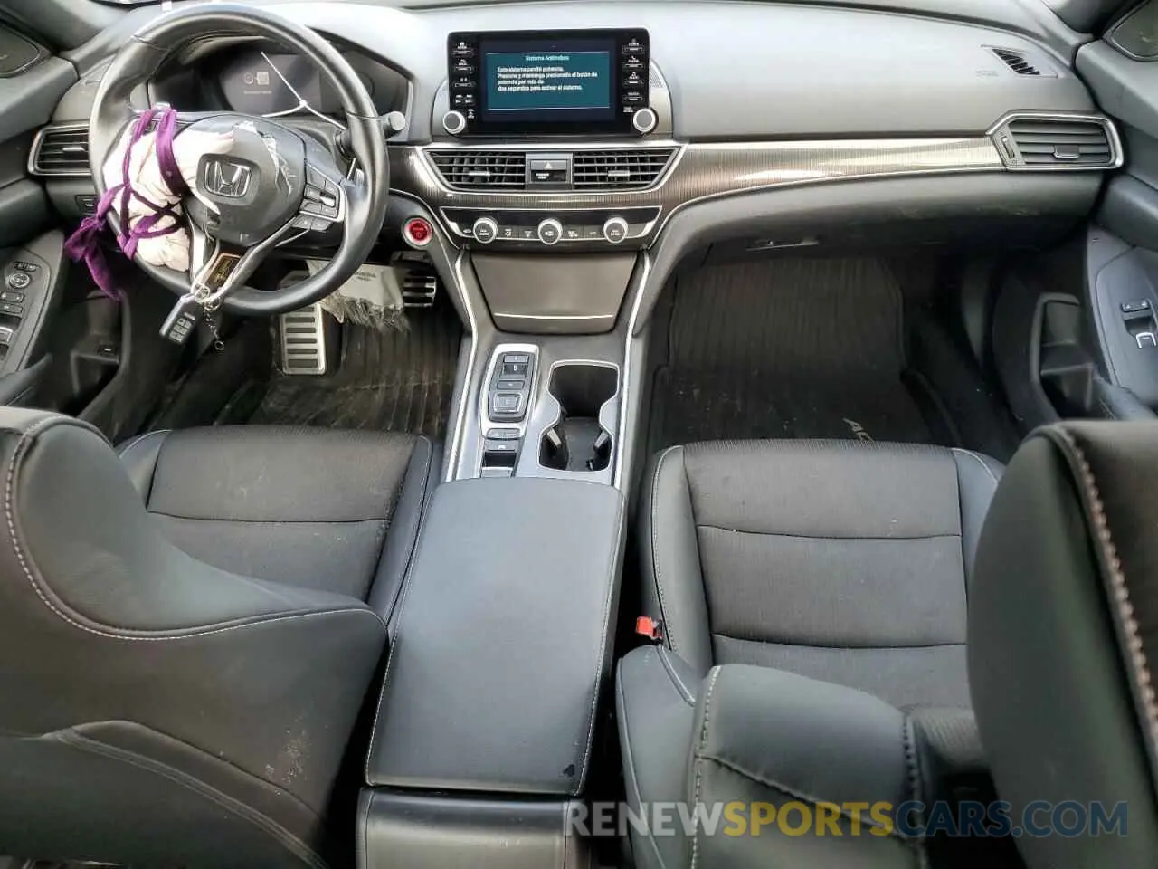 8 fotografías del automóvil dañado 1HGCV3F28NA041293 HONDA ACCORD 2022