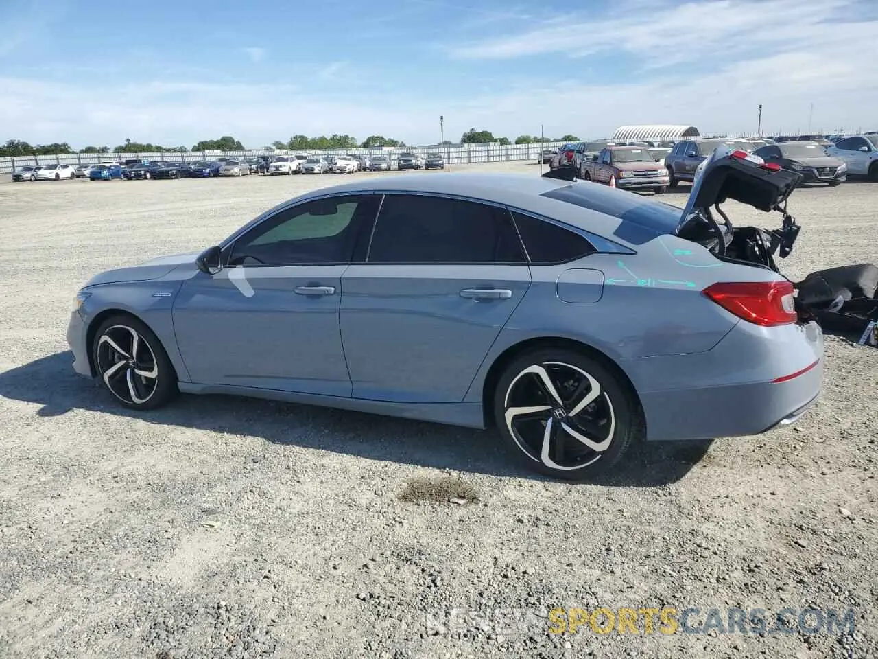 2 fotografías del automóvil dañado 1HGCV3F29NA029797 HONDA ACCORD 2022